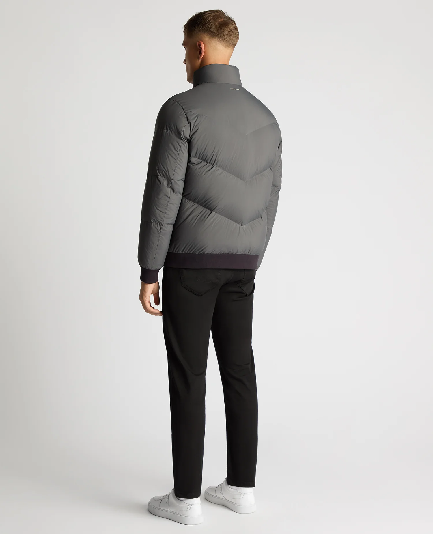 Regular Fit Down-Filled Quilted Jacket - Image 3