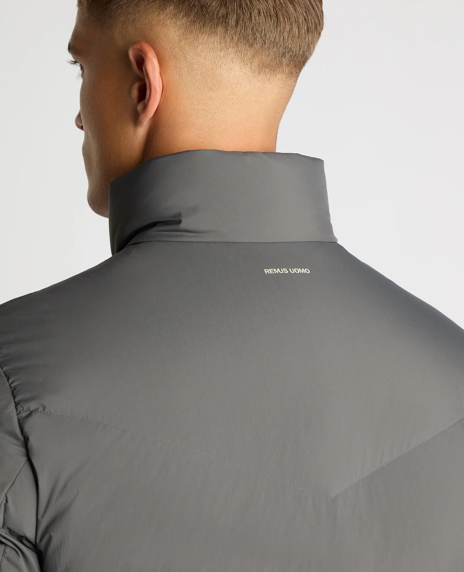 Regular Fit Down-Filled Quilted Jacket - Image 6