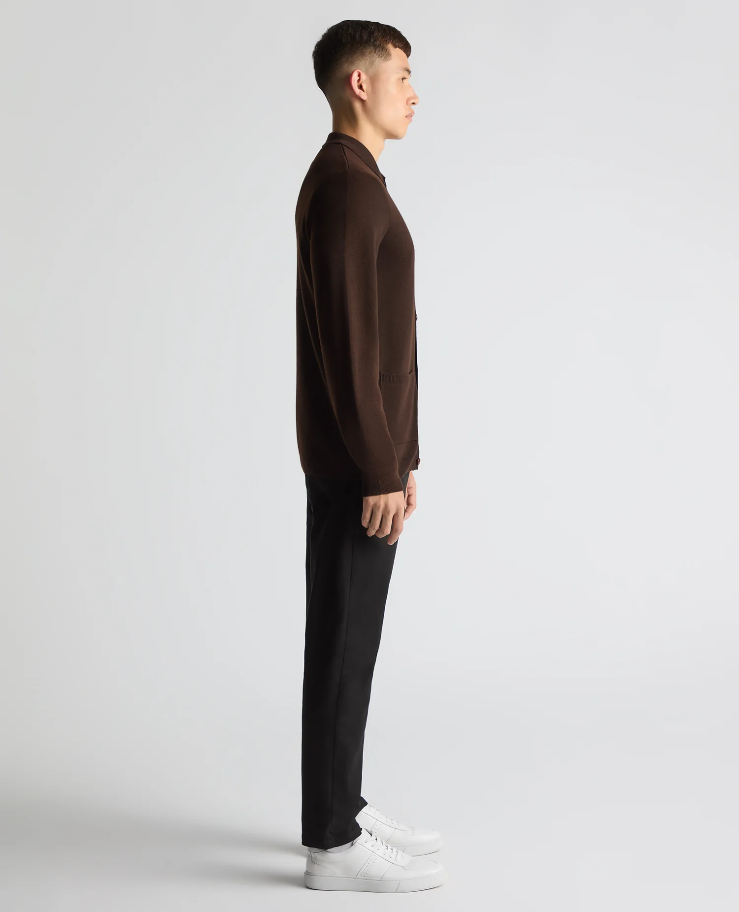 Tapered Fit Fit Long Sleeve Cardigan - Image 4