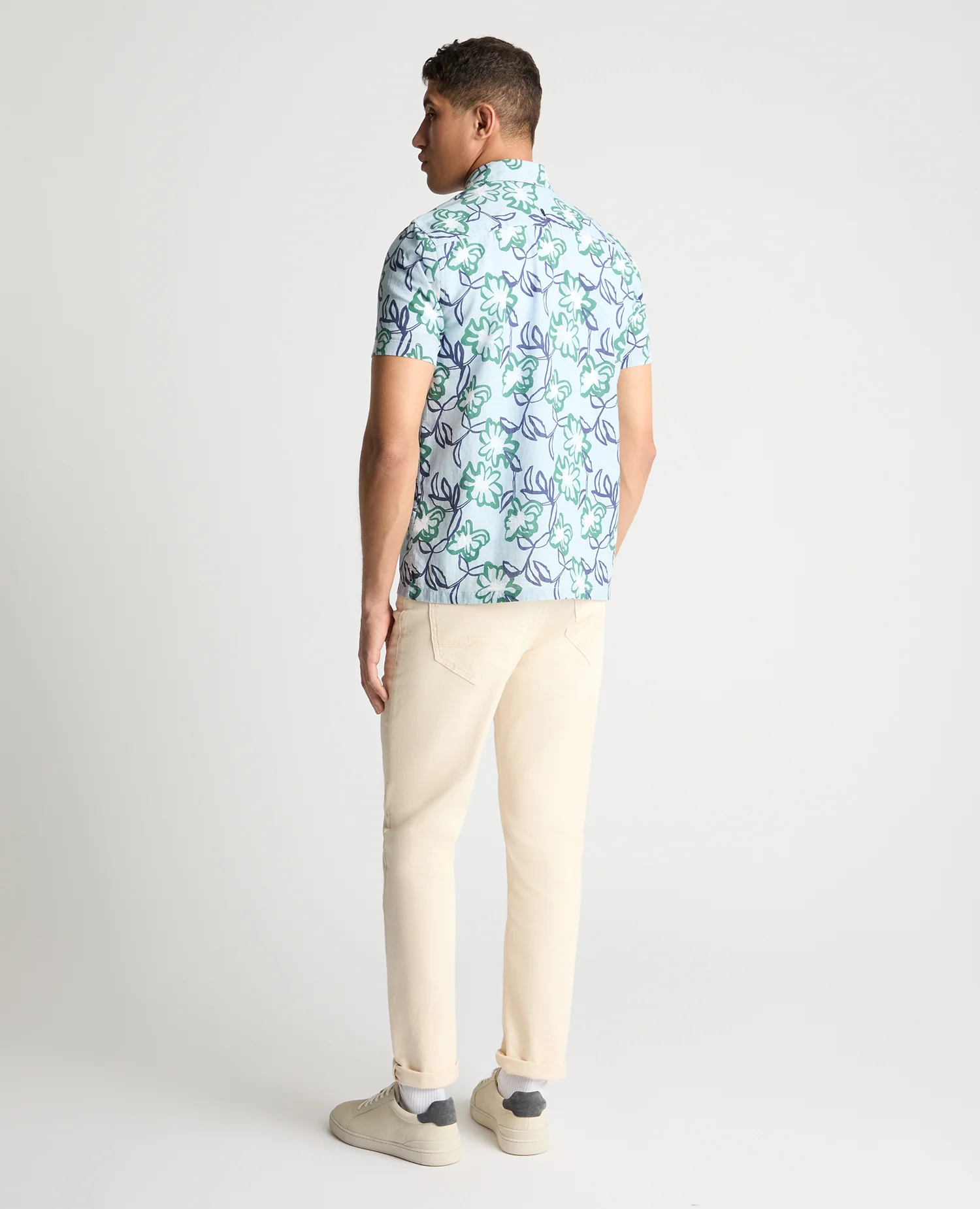 Tapered Fit Floral Patterned Shirt - Image 3