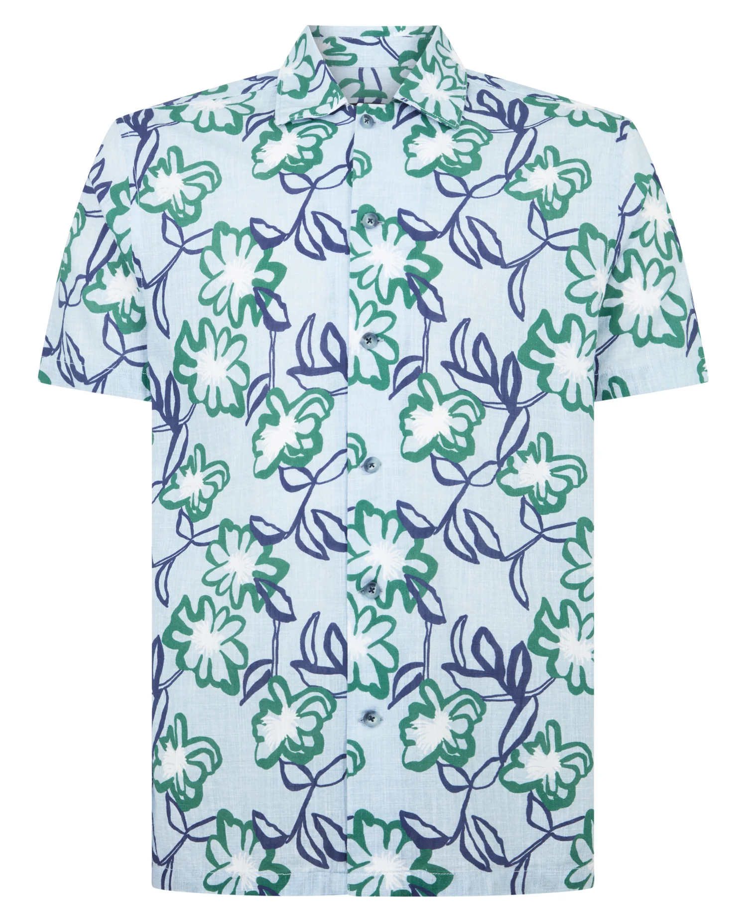 Tapered Fit Floral Patterned Shirt - Image 7