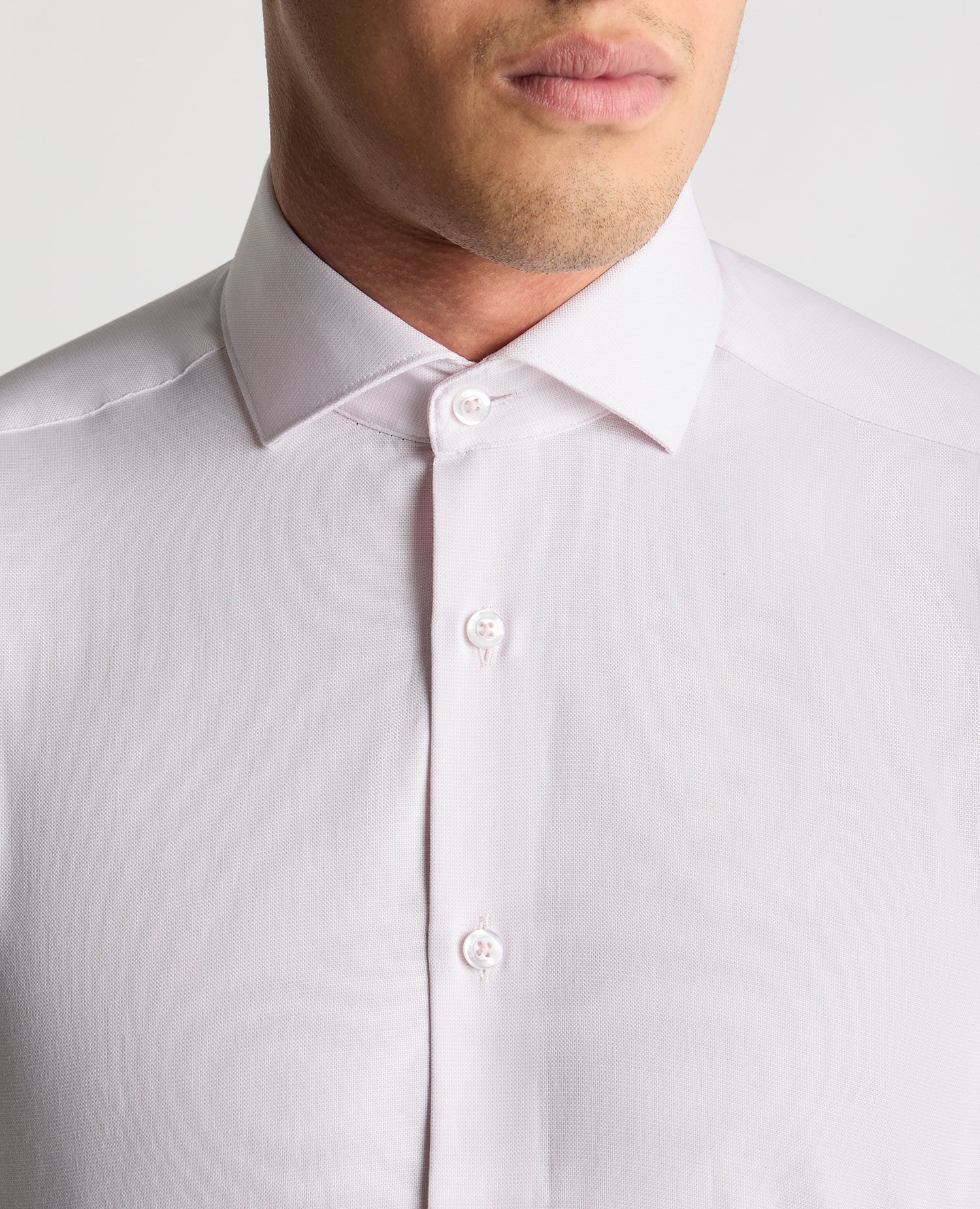 Tapered Fit French Front Cotton Shirt - Image 4