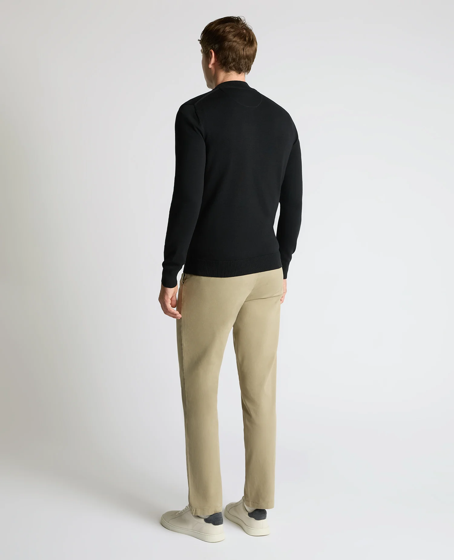 Half Zip Cotton Sweater - Image 3
