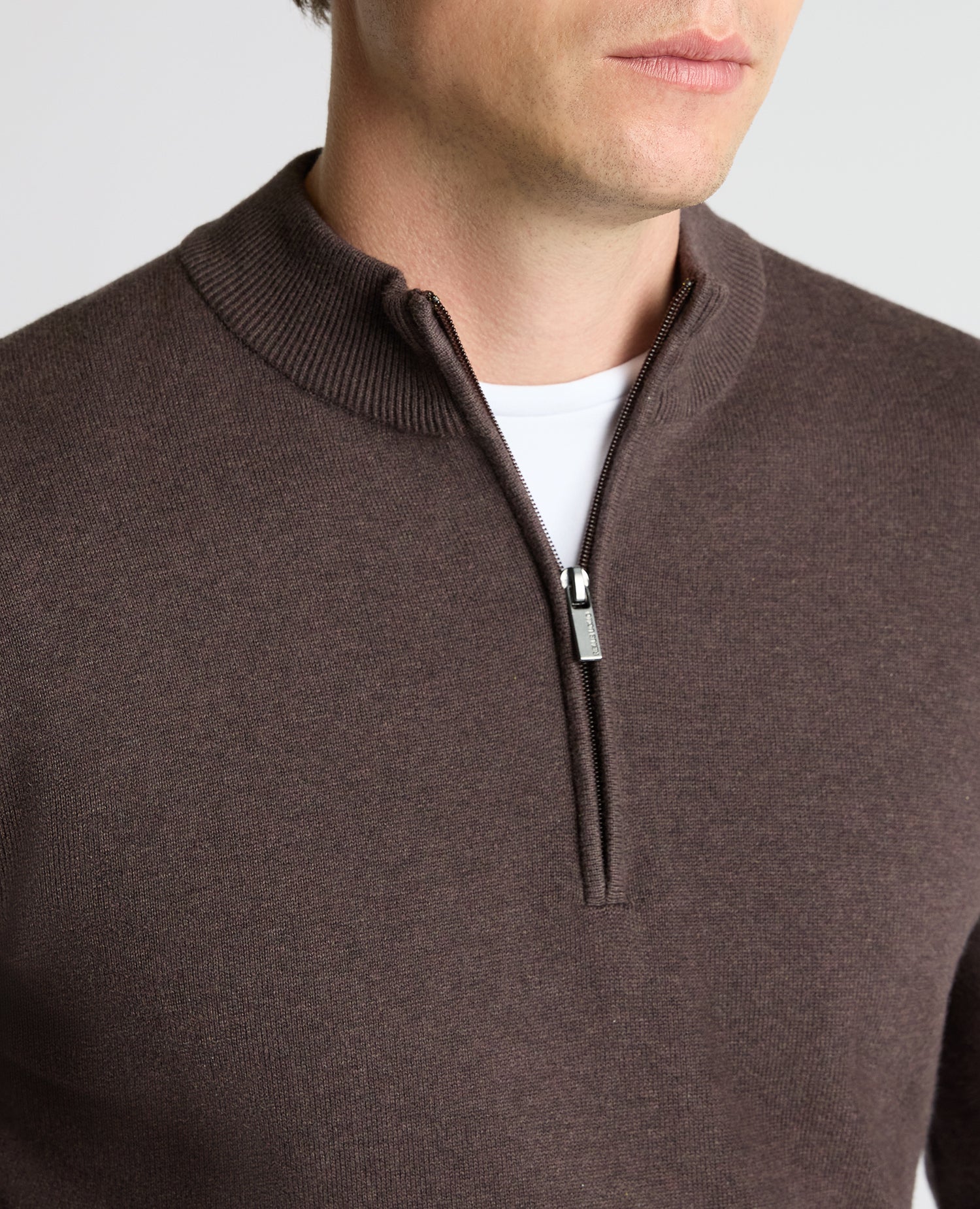 Half Zip Cotton Sweater - Image 5