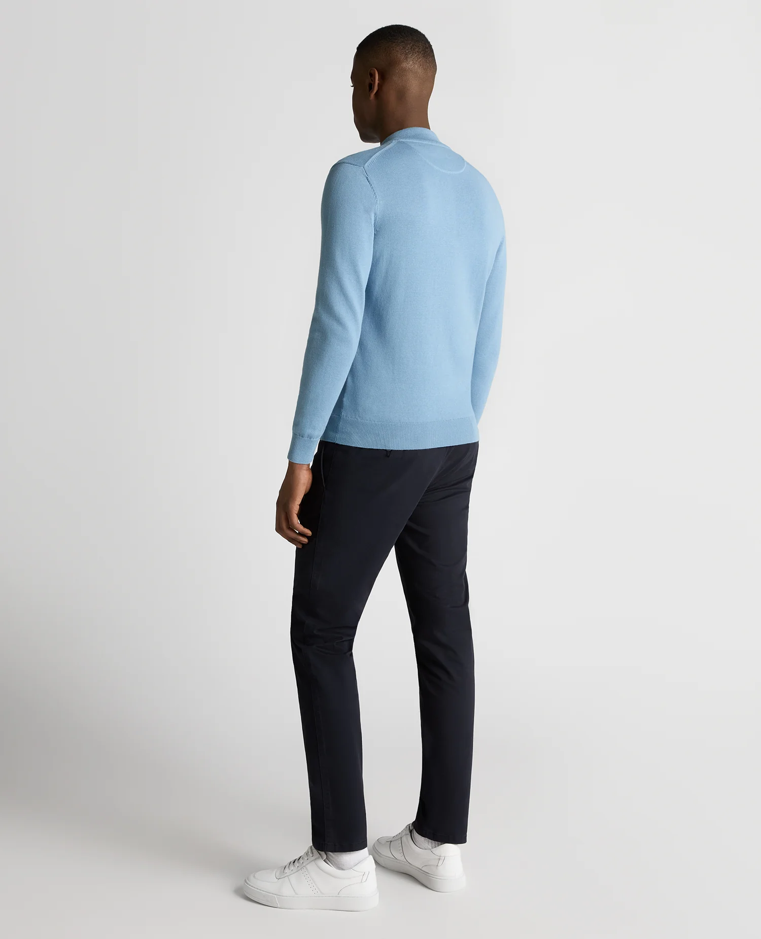 Cotton Half Zip Jumper - Image 3