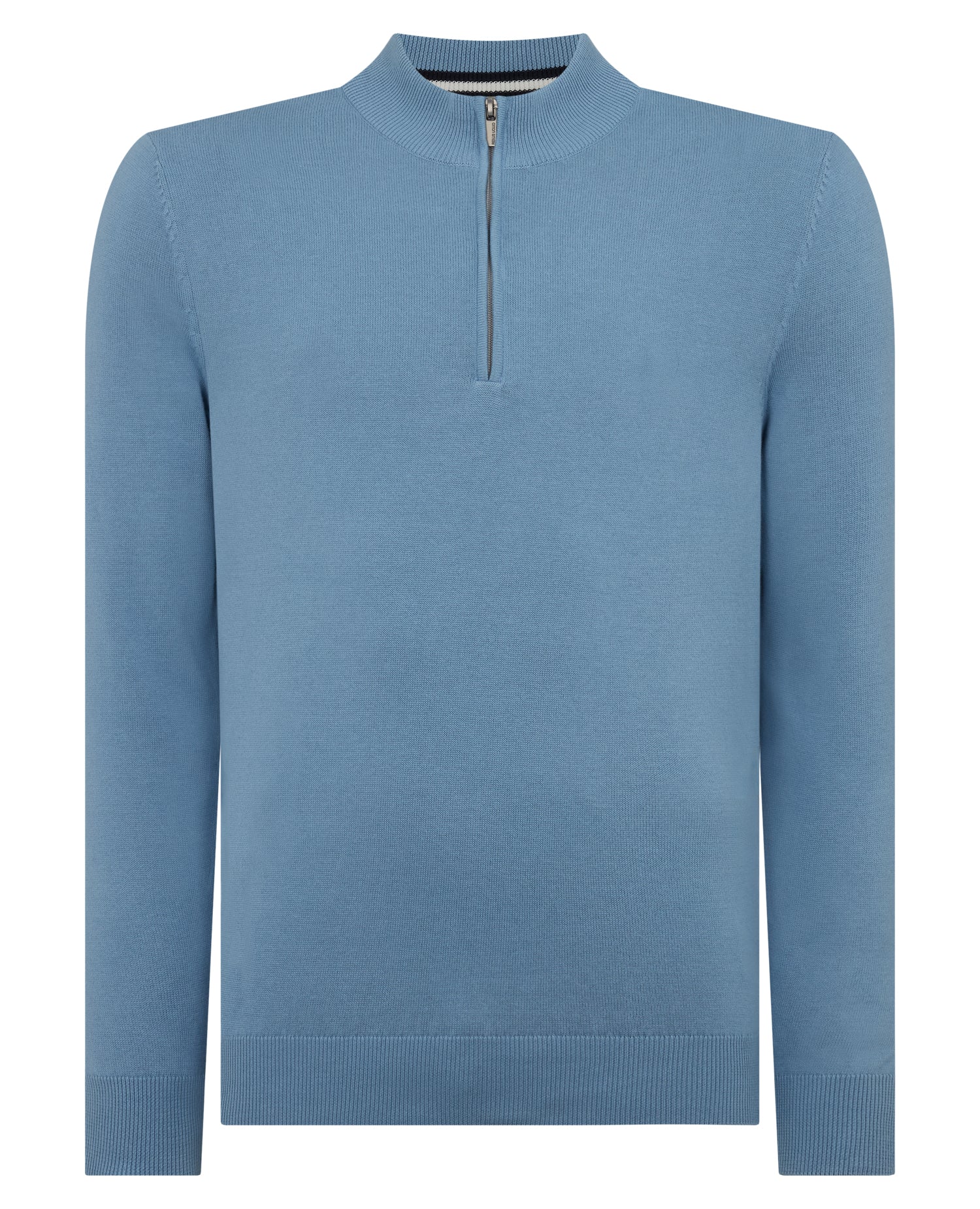 Cotton Half Zip Jumper - Image 6