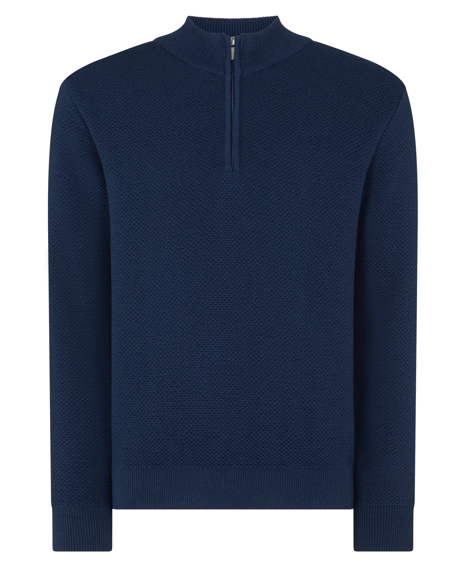 Tapered Fit Merino Half Zip Sweater - Image 6