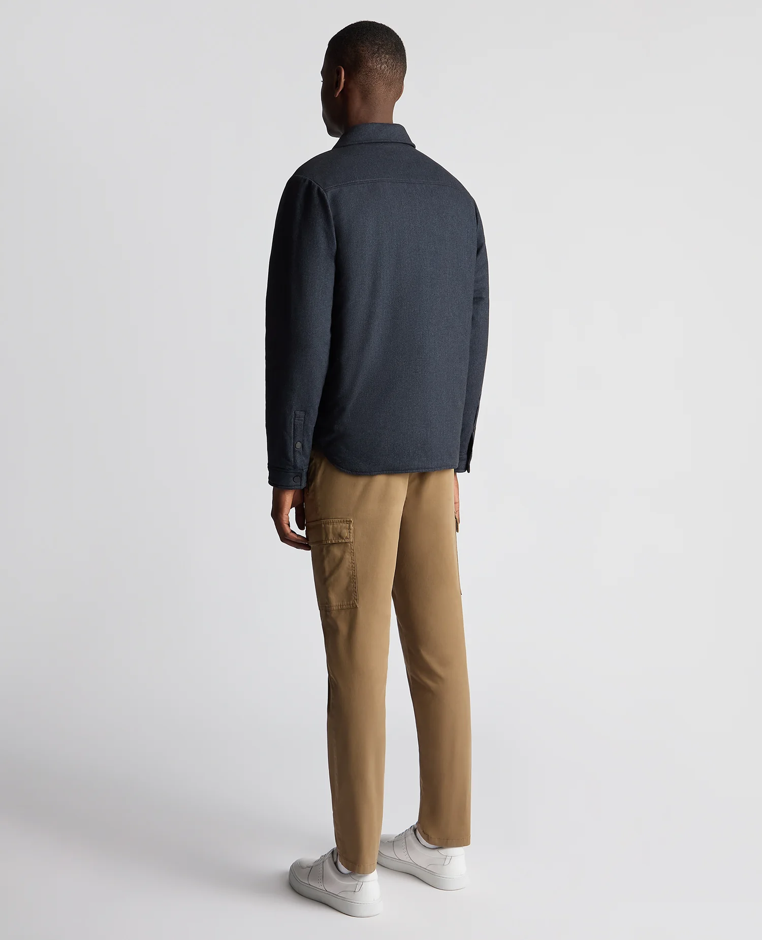 Regular Fit Quilted Overshirt - Image 3