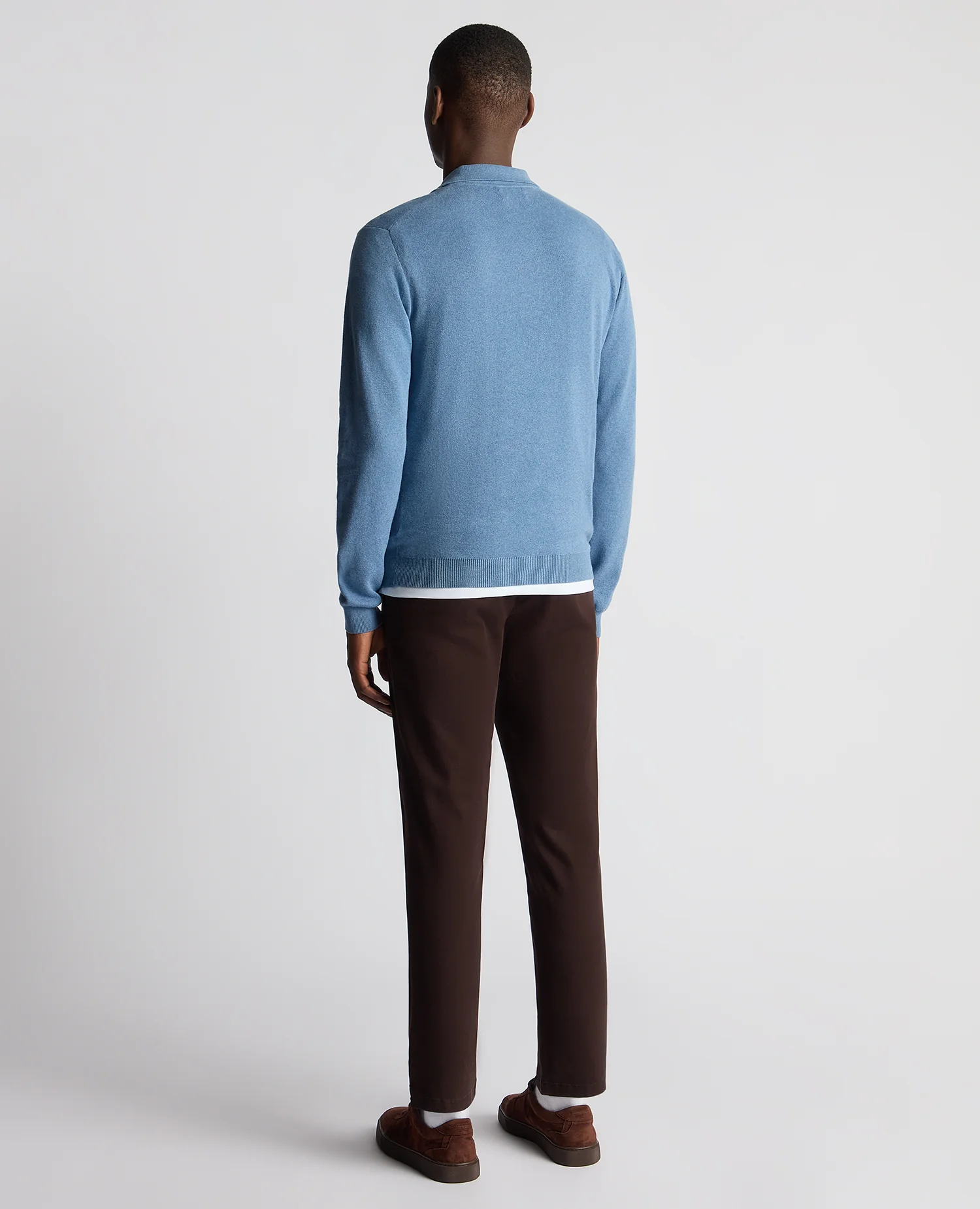Relaxed Fit Cotton Knitted Polo - Image 3