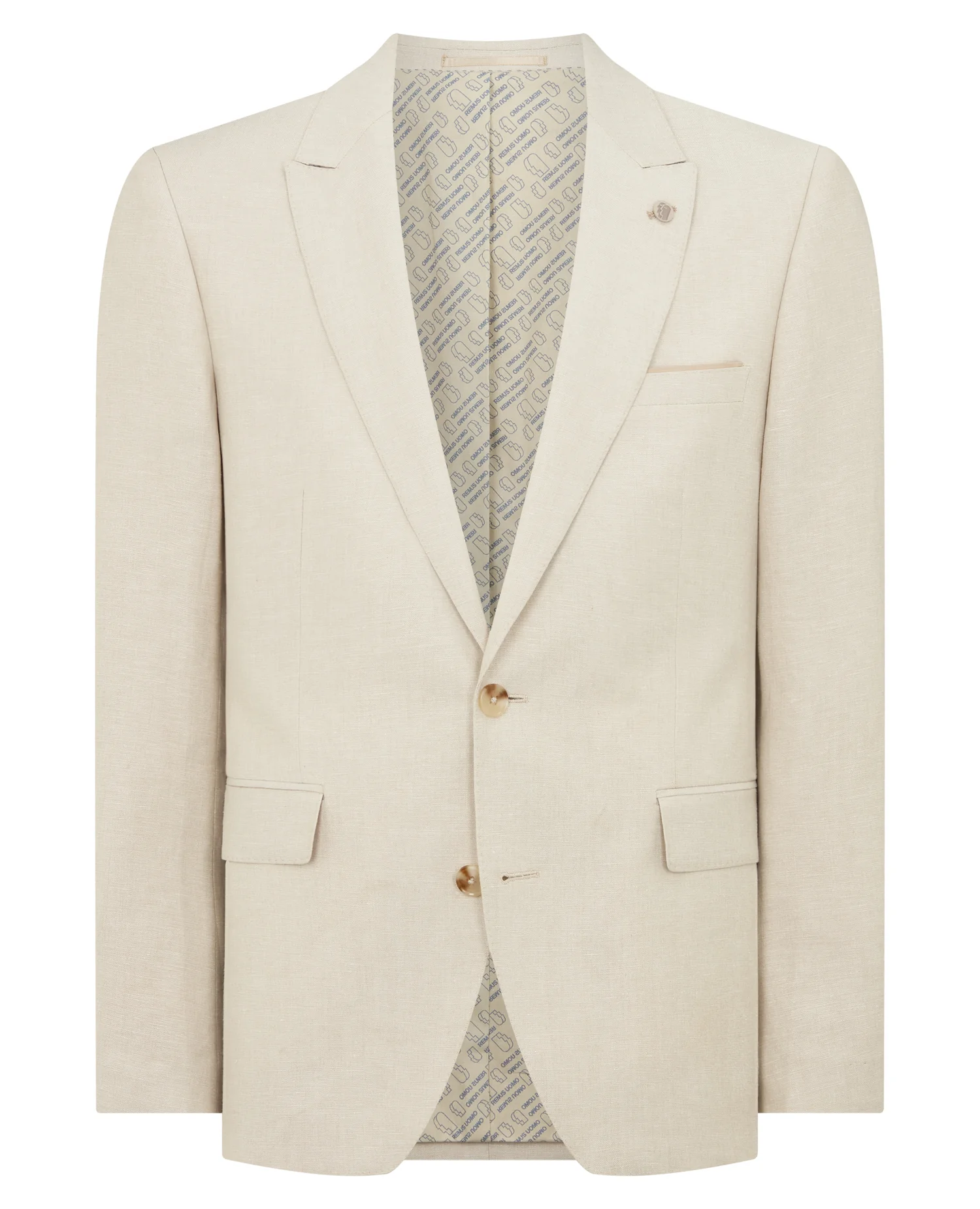 Tapered Fit Linen-Blend Suit - Image 6