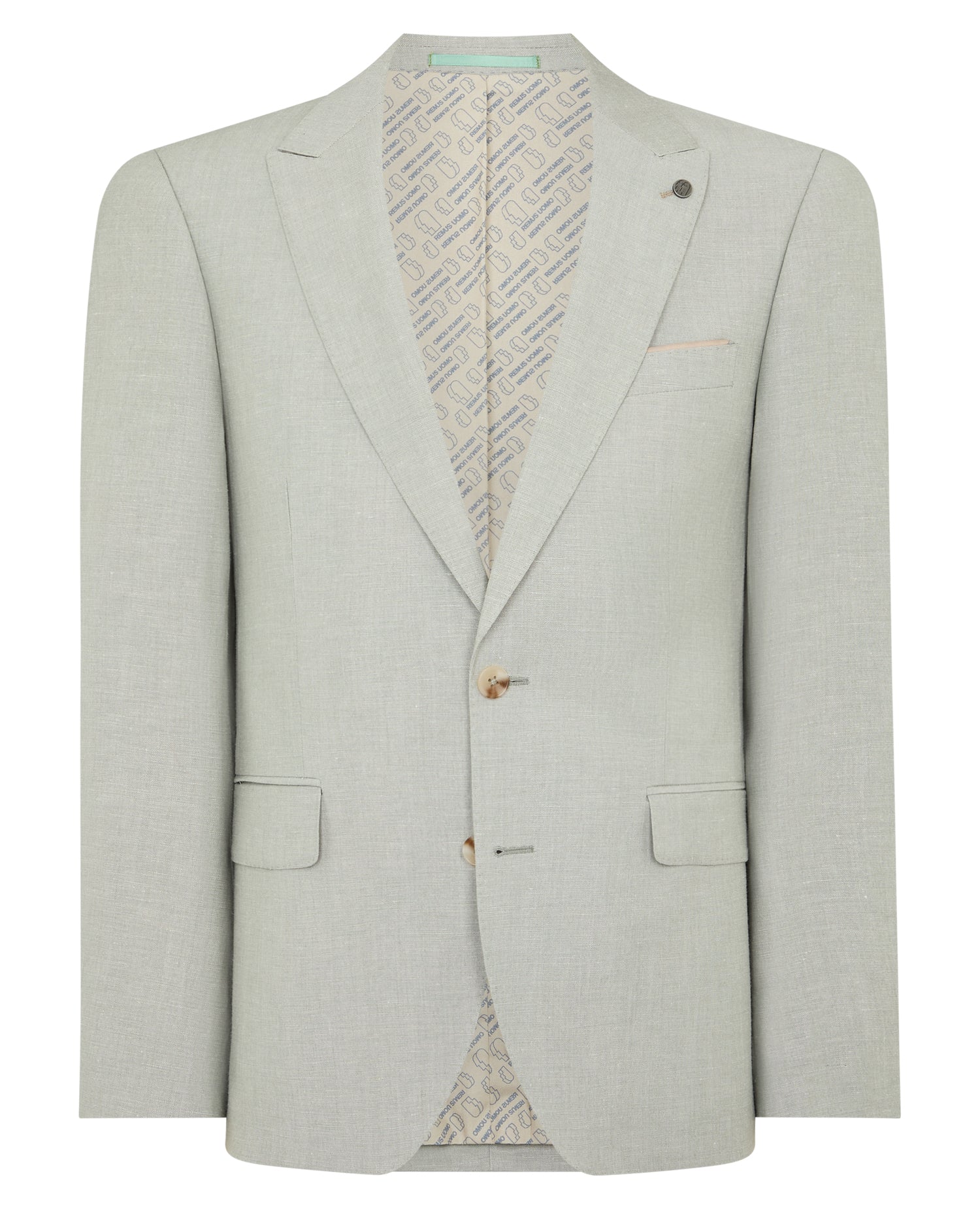 Tapered Fit Linen-Blend Suit - Image 6