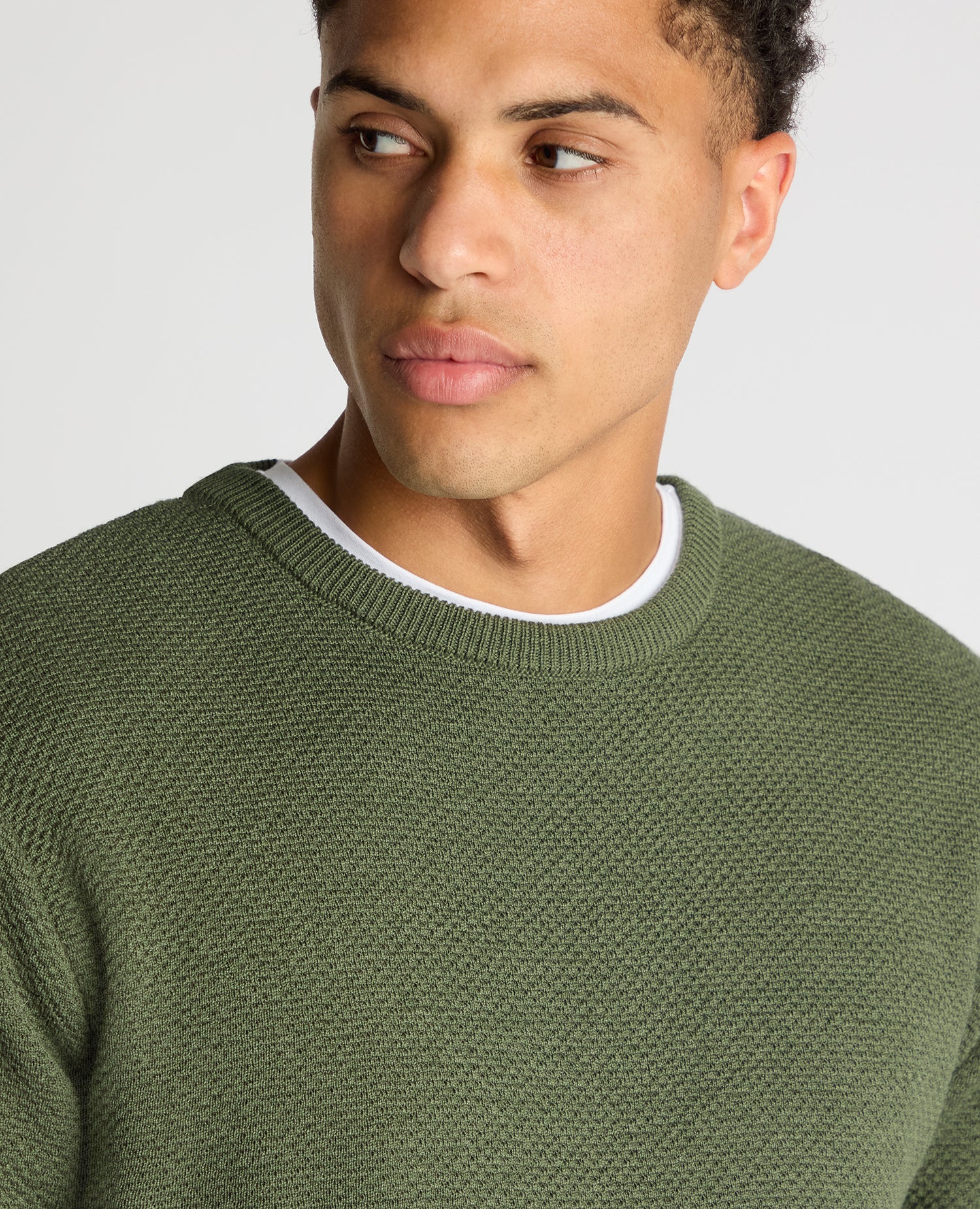 Tapered Fit Merino Wool-Blend Sweater - Image 5