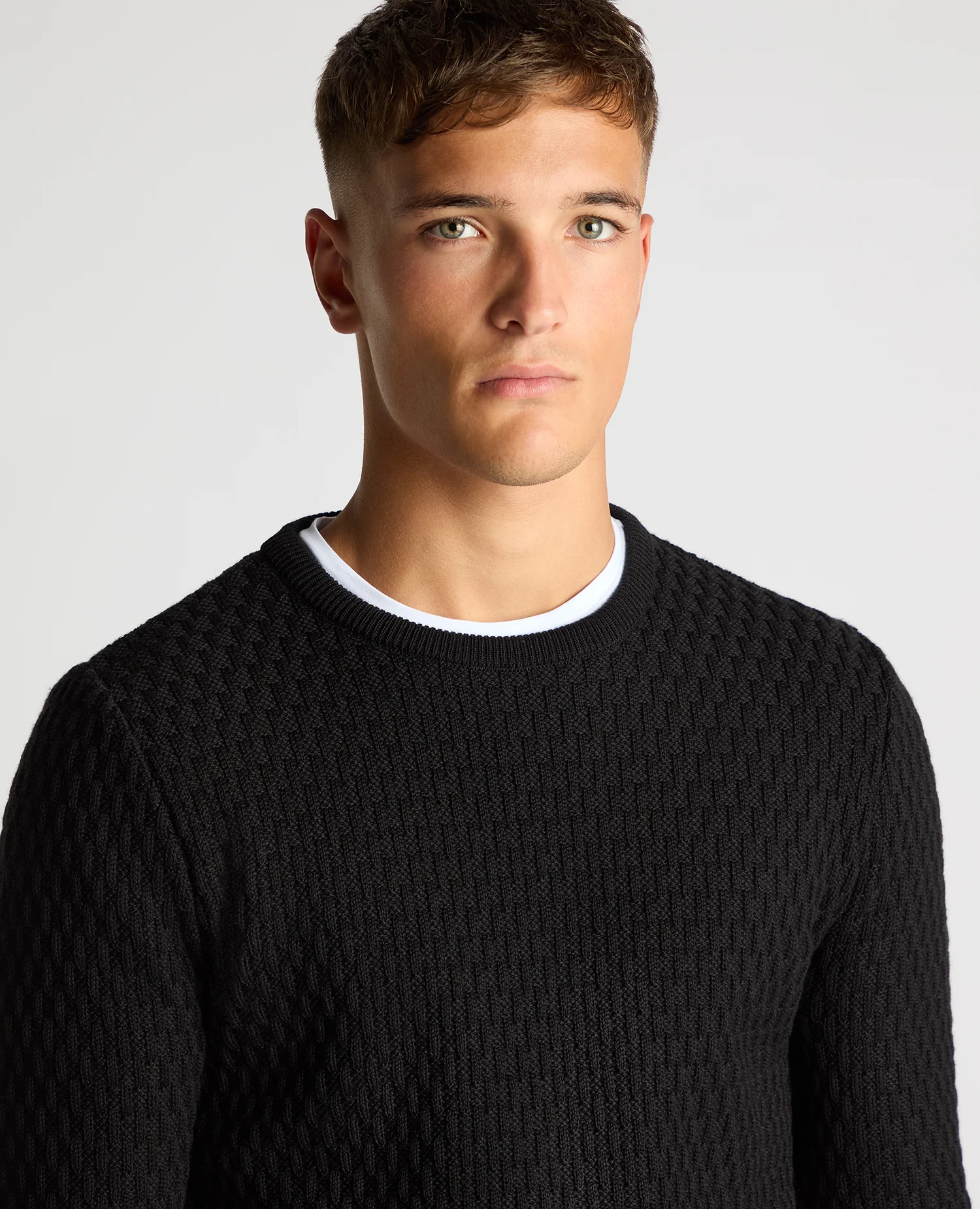 Tapered Fit Merino Wool-Blend Sweater - Image 5