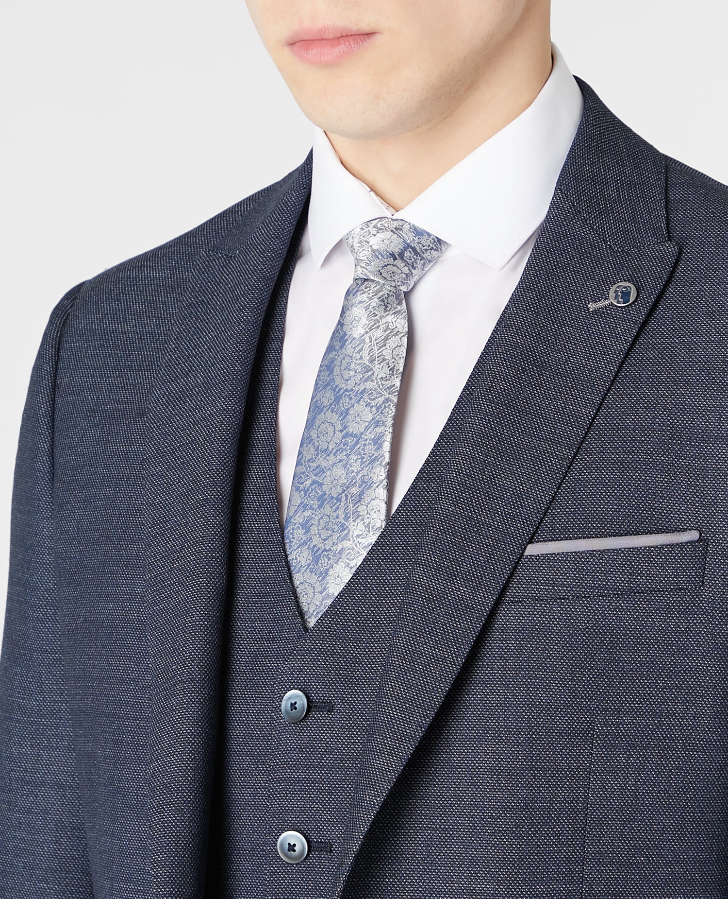 Tapered Fit Wool-Rich Stretch Mix and Match Suit Jacket - Image 4
