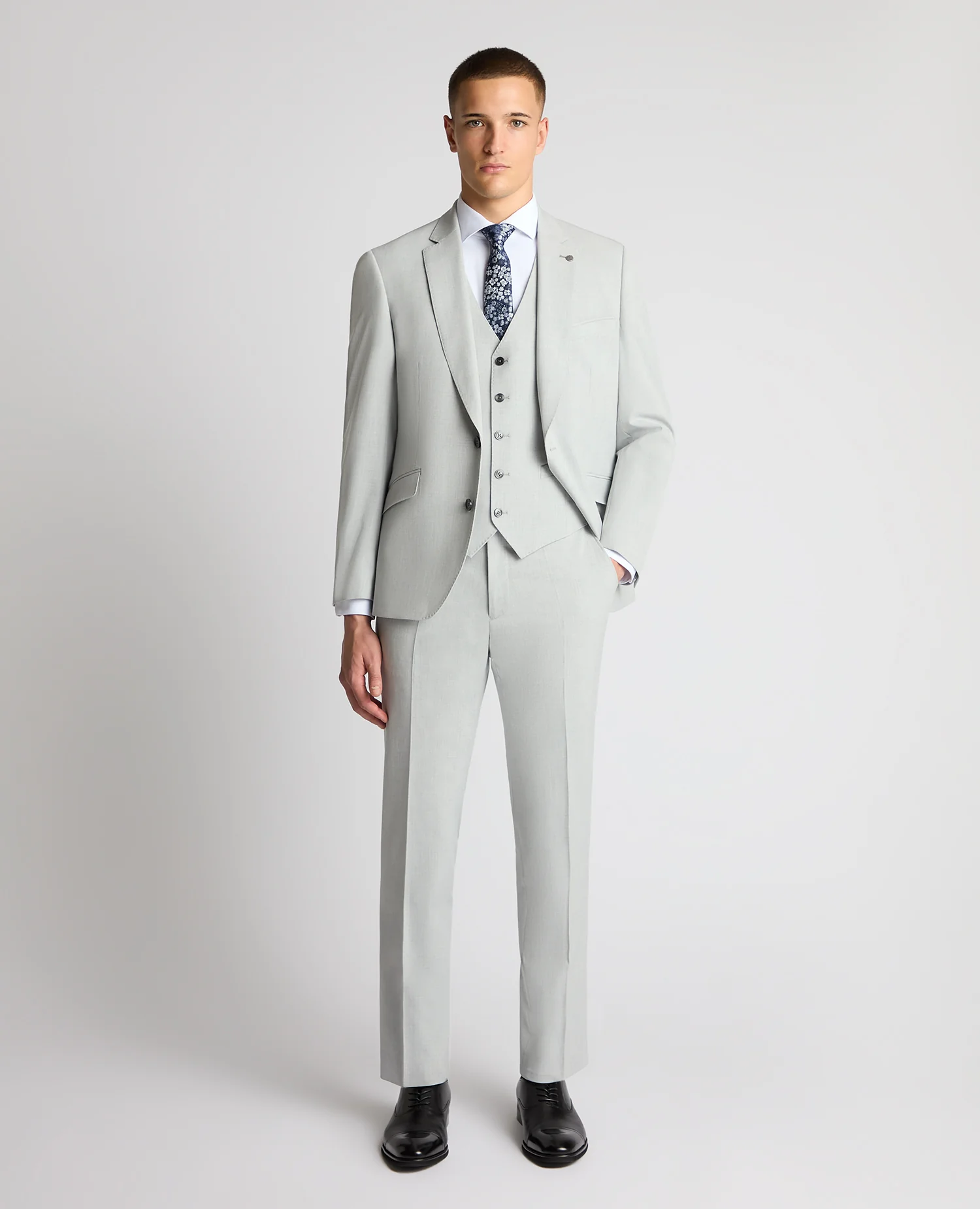 Tapered Fit Mix and Match Waistcoat - Image 2