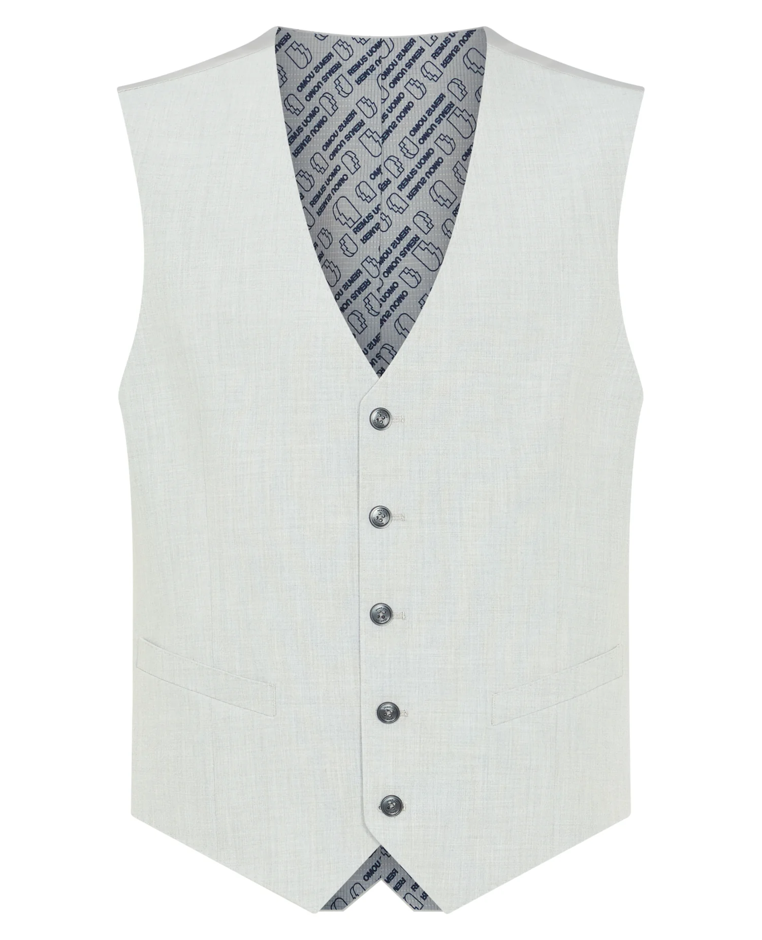Tapered Fit Mix and Match Waistcoat - Image 5