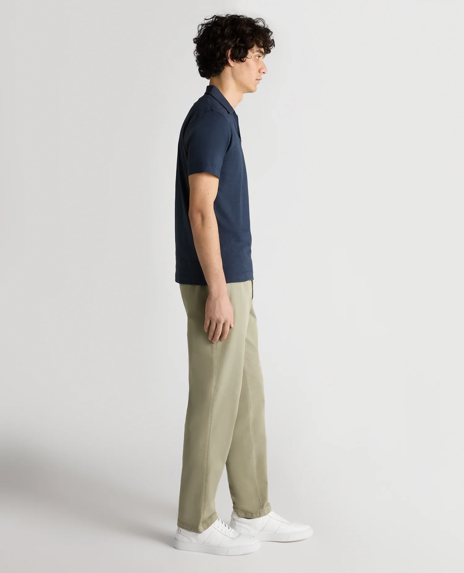 Slub Yarn Jersey Polo Shirt - Image 4