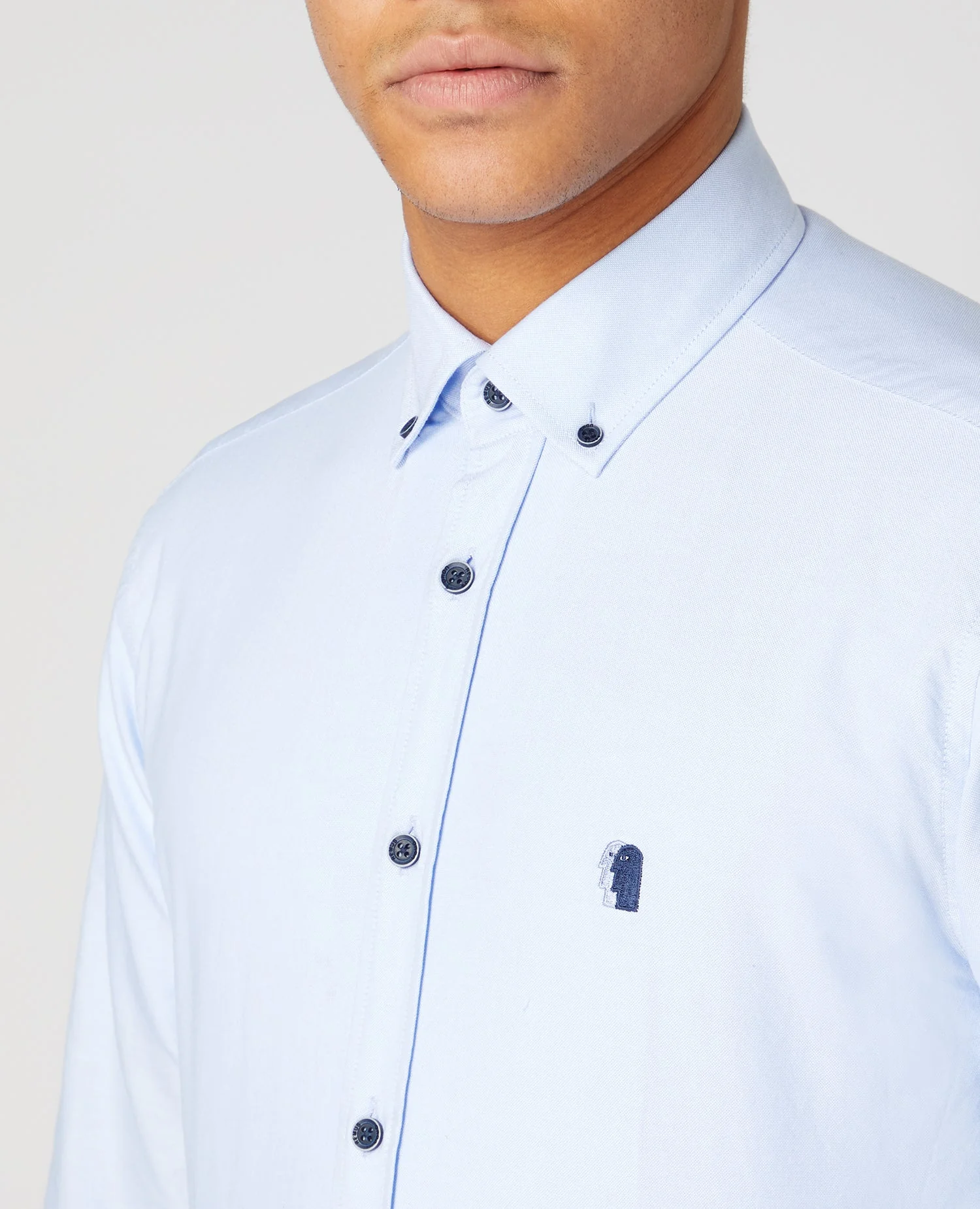 Tapered Fit Oxford Cotton Shirt - Image 4