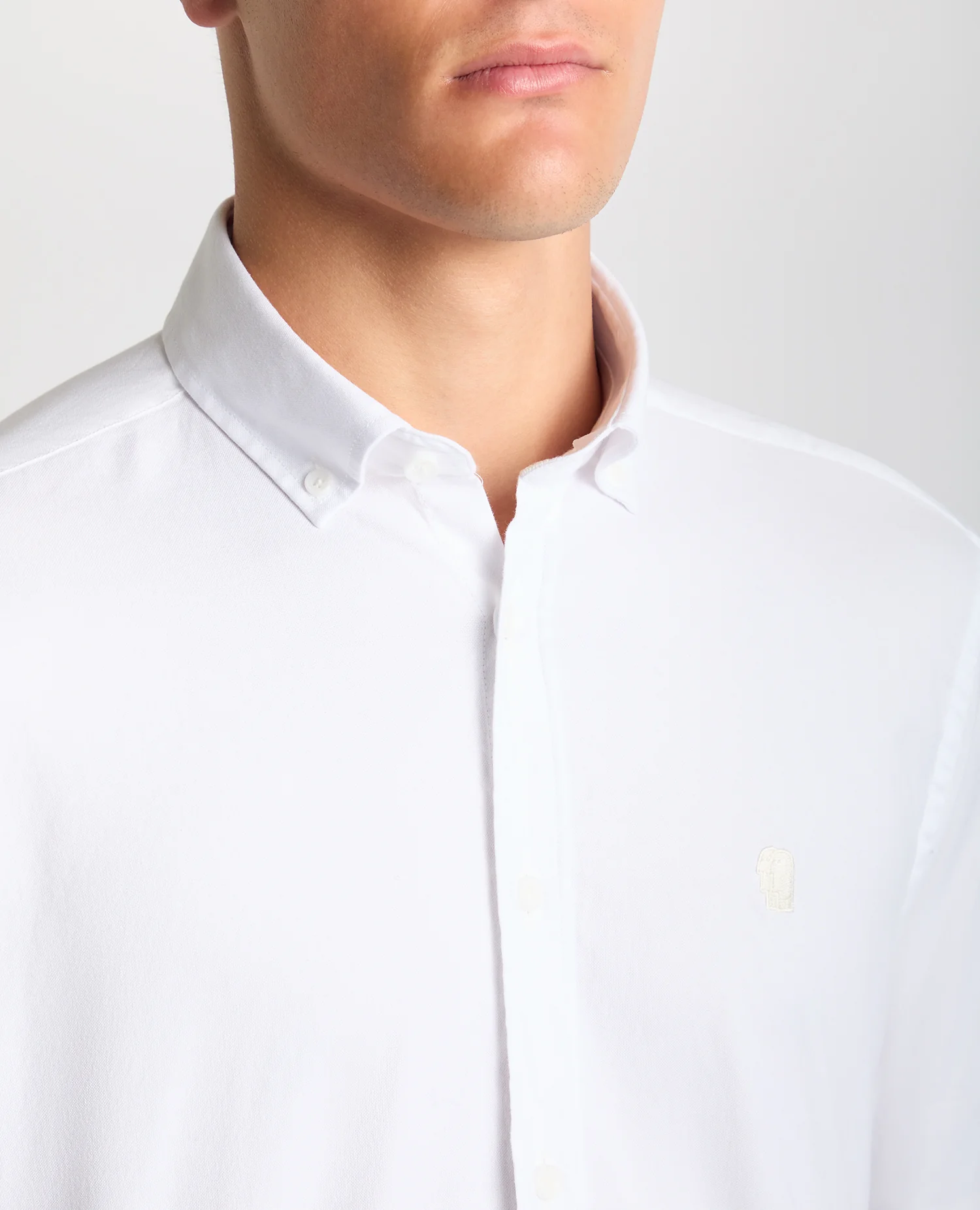 Tapered Fit Oxford Cotton Shirt - Image 5