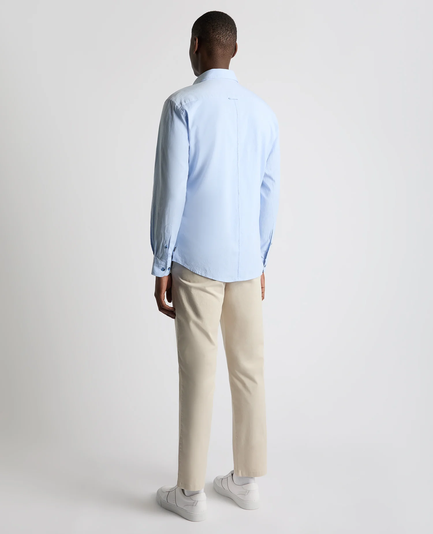 Tapered Fit Oxford Cotton Shirt - Image 3