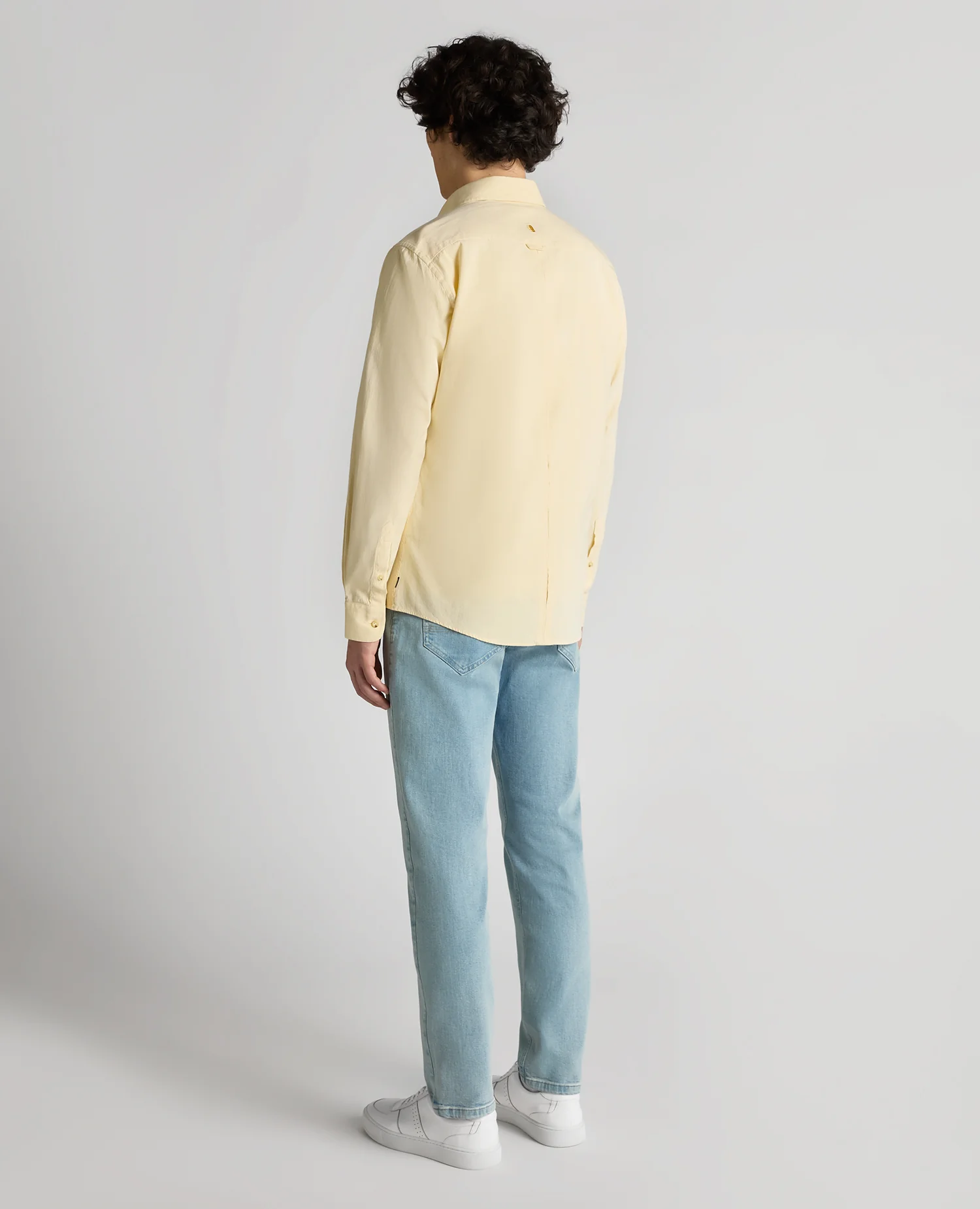 Tapered Fit Oxford Cotton Shirt - Image 3