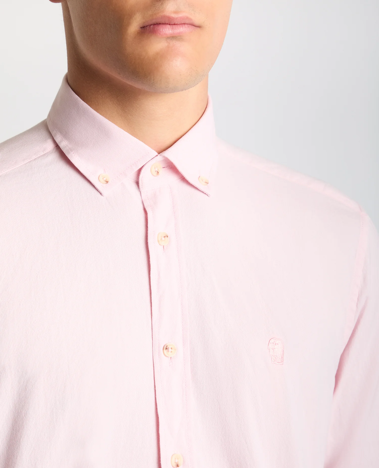 Tapered Fit Oxford Cotton Shirt - Image 6
