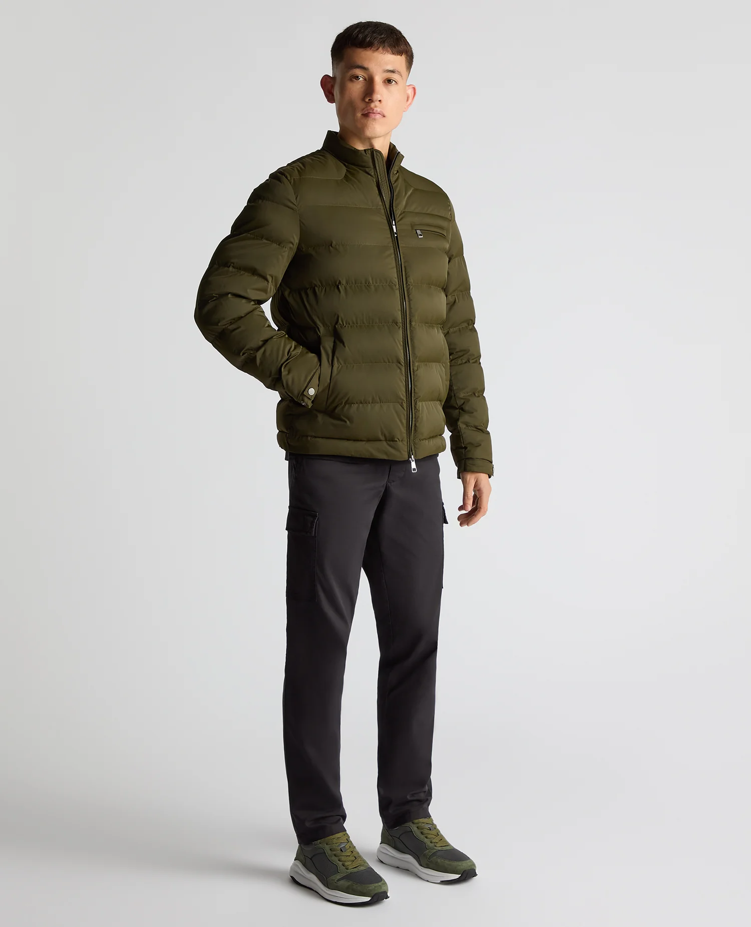 Regular Fit Quilted Jacket - Image 2