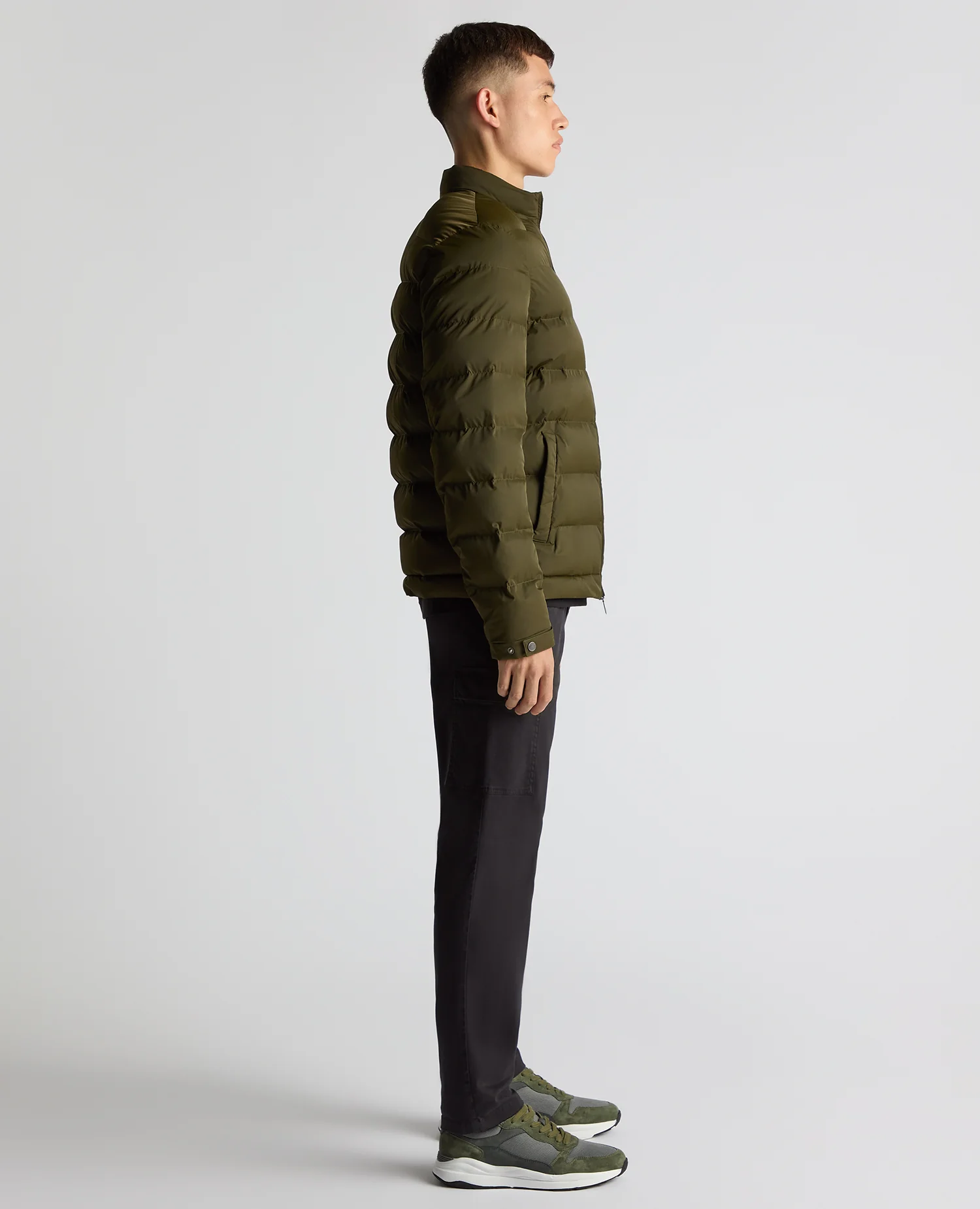 Regular Fit Quilted Jacket - Image 4