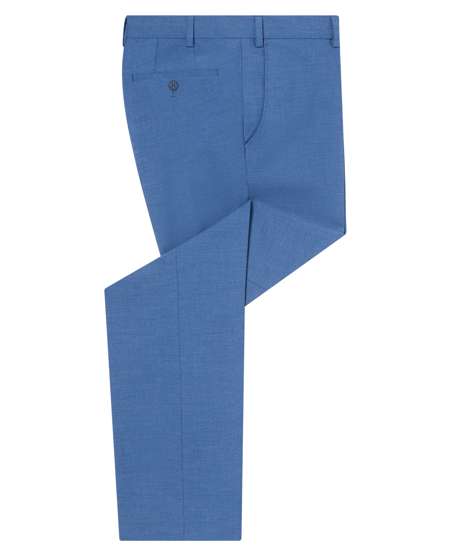Tapered Fit Peak Lapel Suit Trousers - Image 6