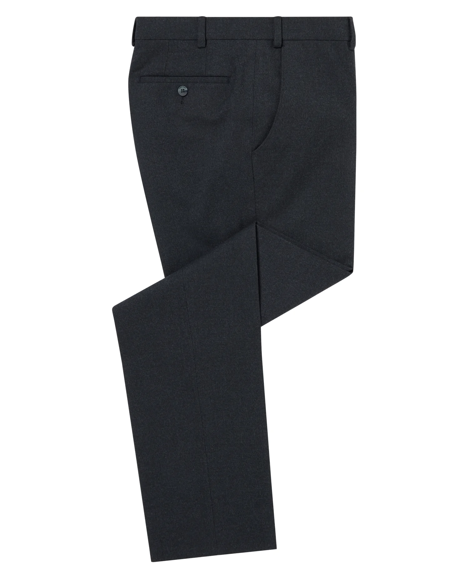 Tapered Fit Stretch Formal Trousers
