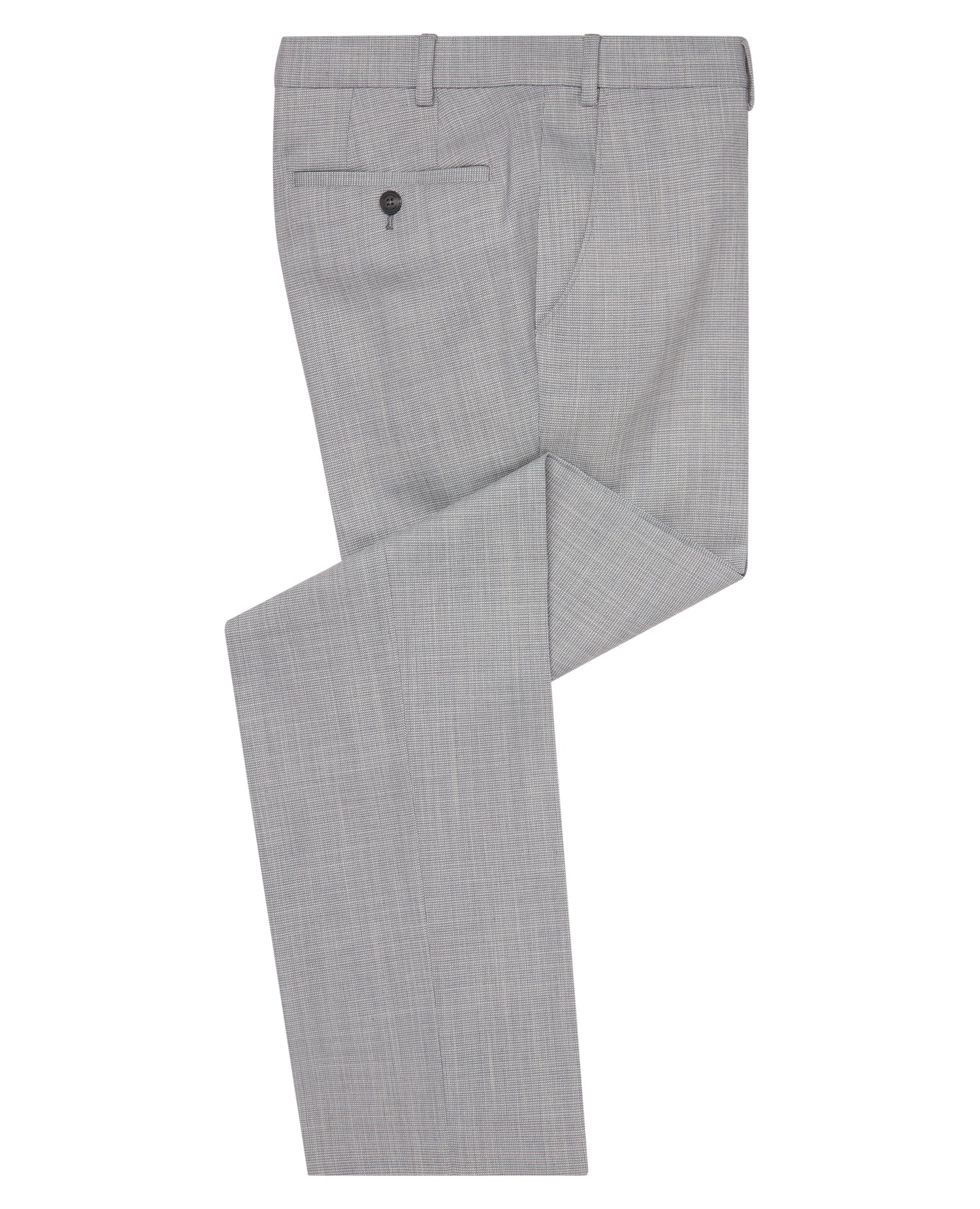 Tapered Fit Stretch Formal Trousers