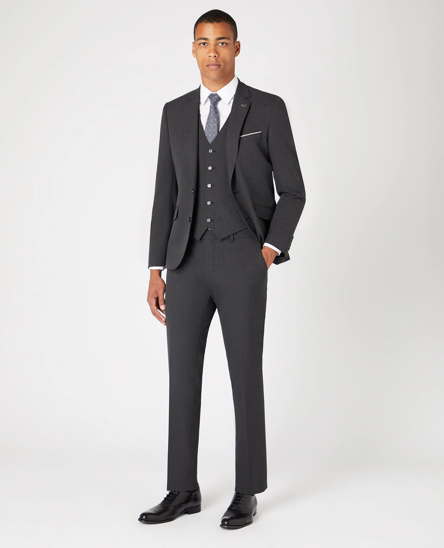 Tapered Fit Mix and Match Suit Jacket - Image 2