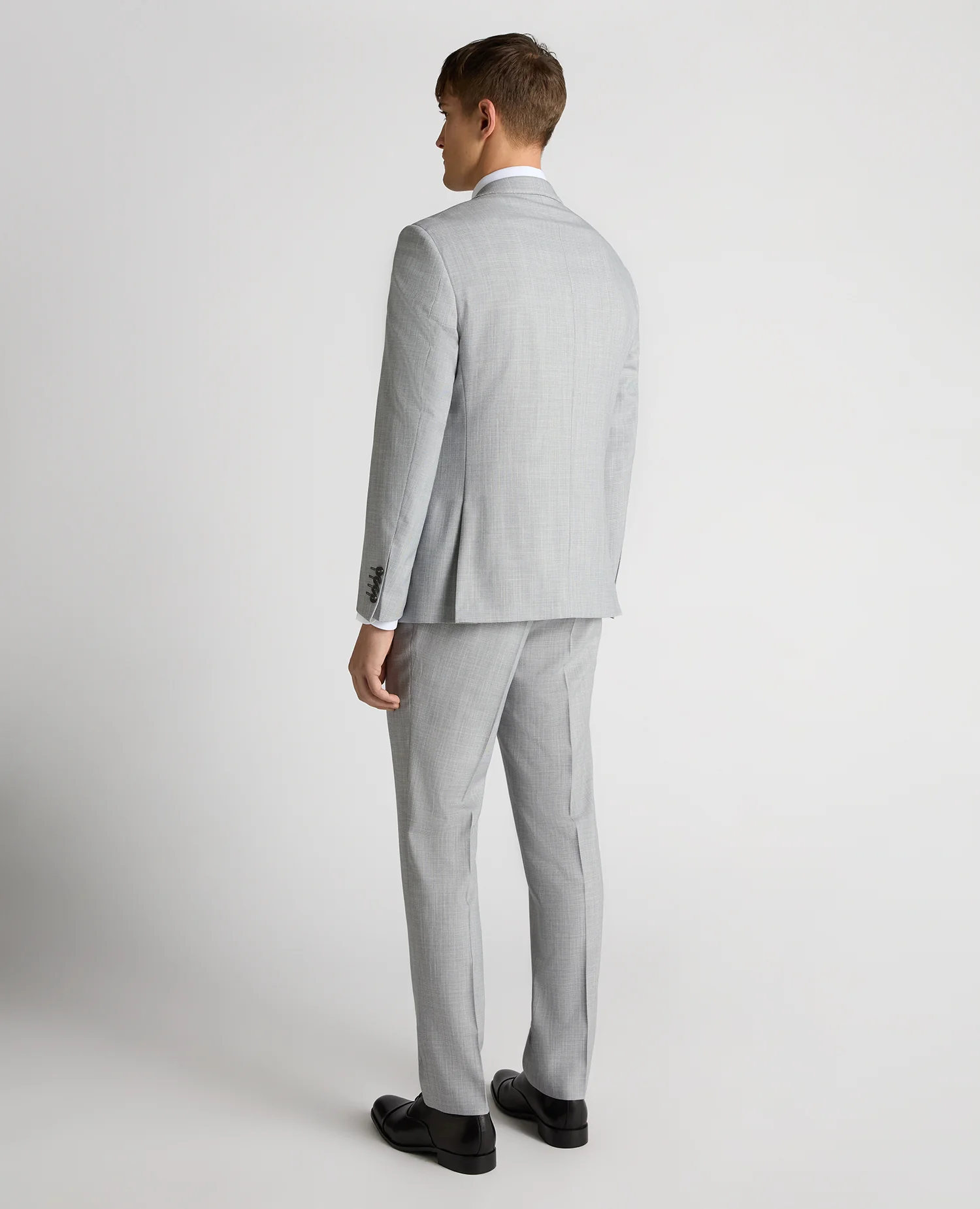 Tapered Fit Micro Houndstooth Suit - Image 3