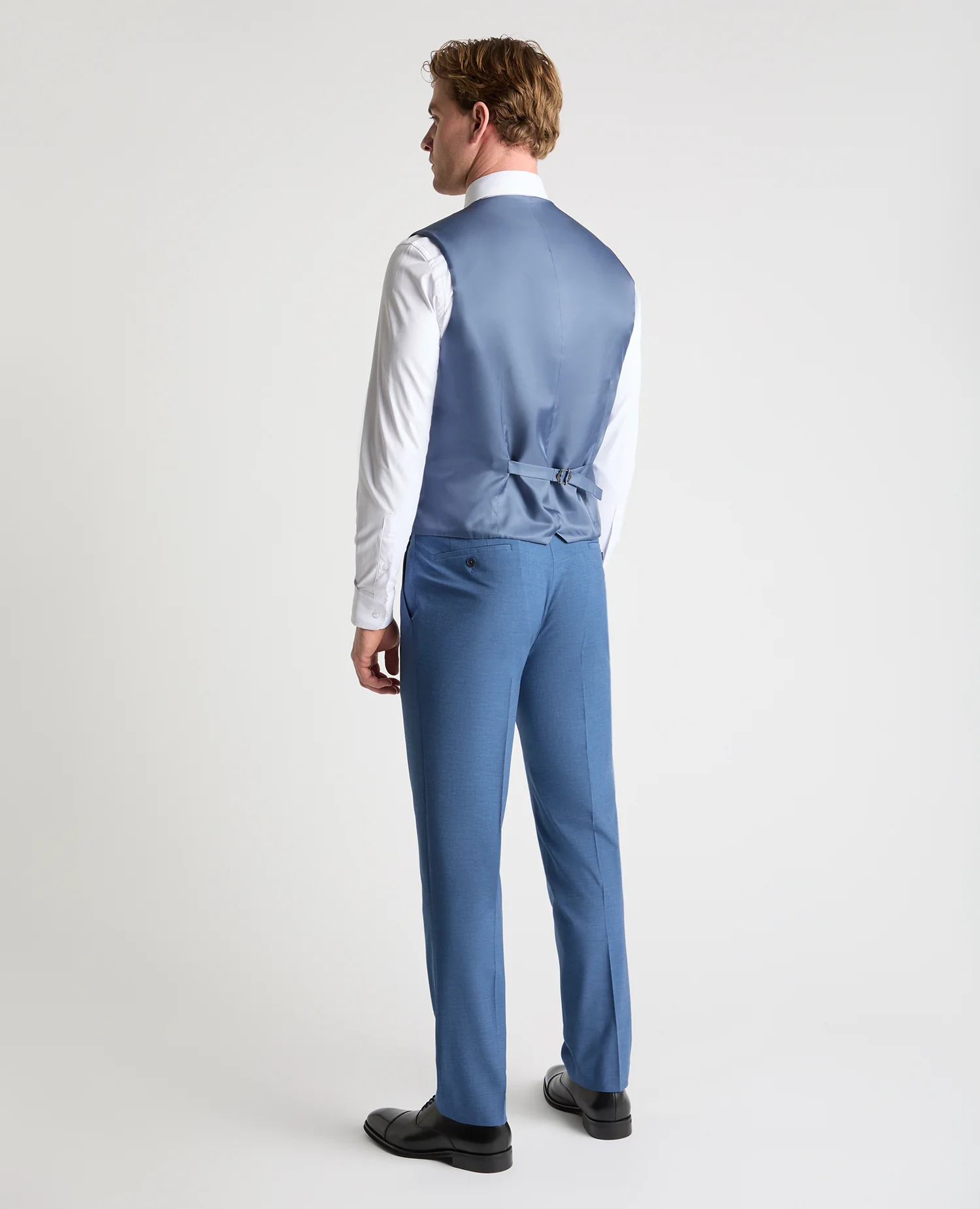 Tapered fit polyviscose stretch waistcoat - Image 3