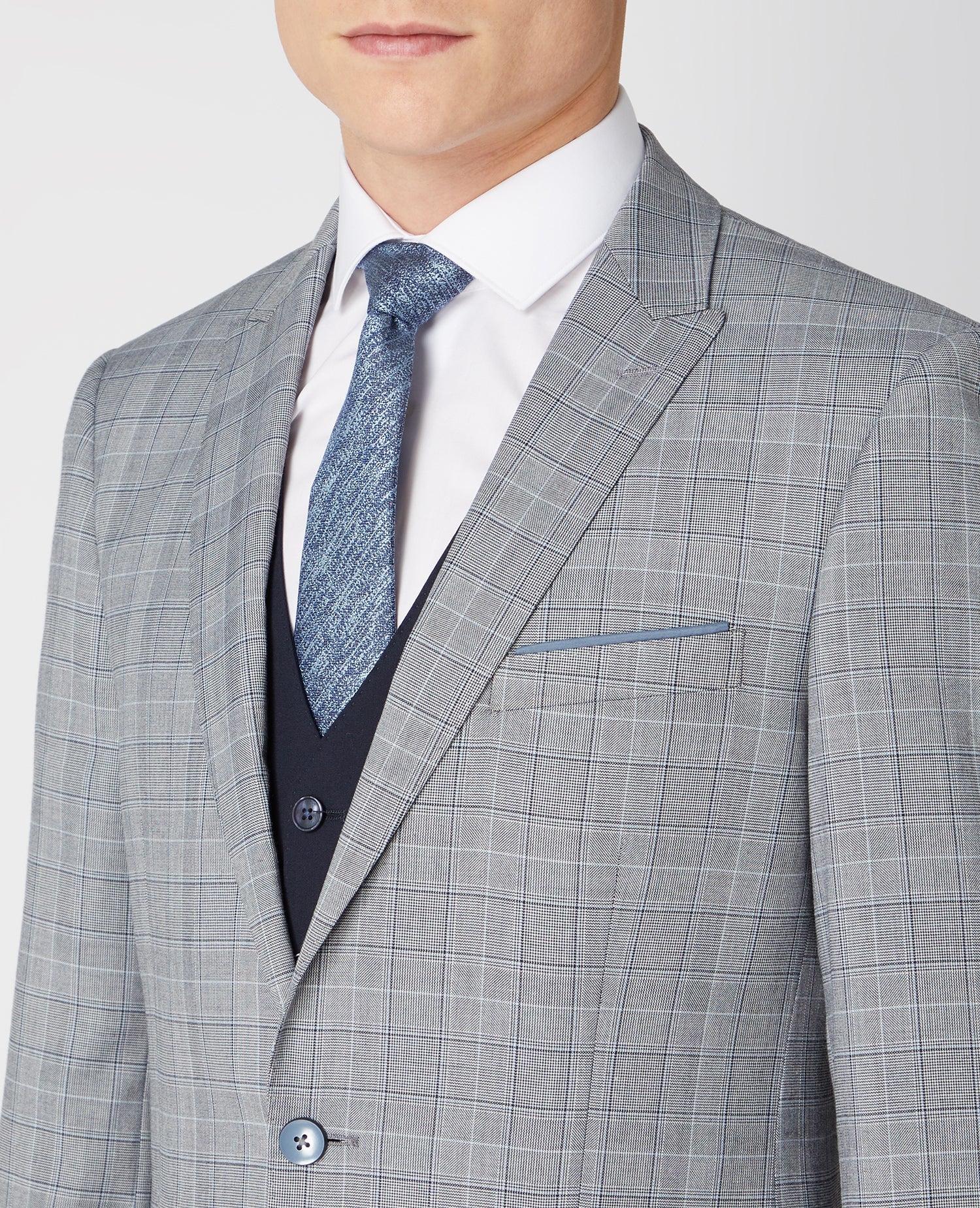 Tapered Fit Mix and Match Waistcoat - Image 3