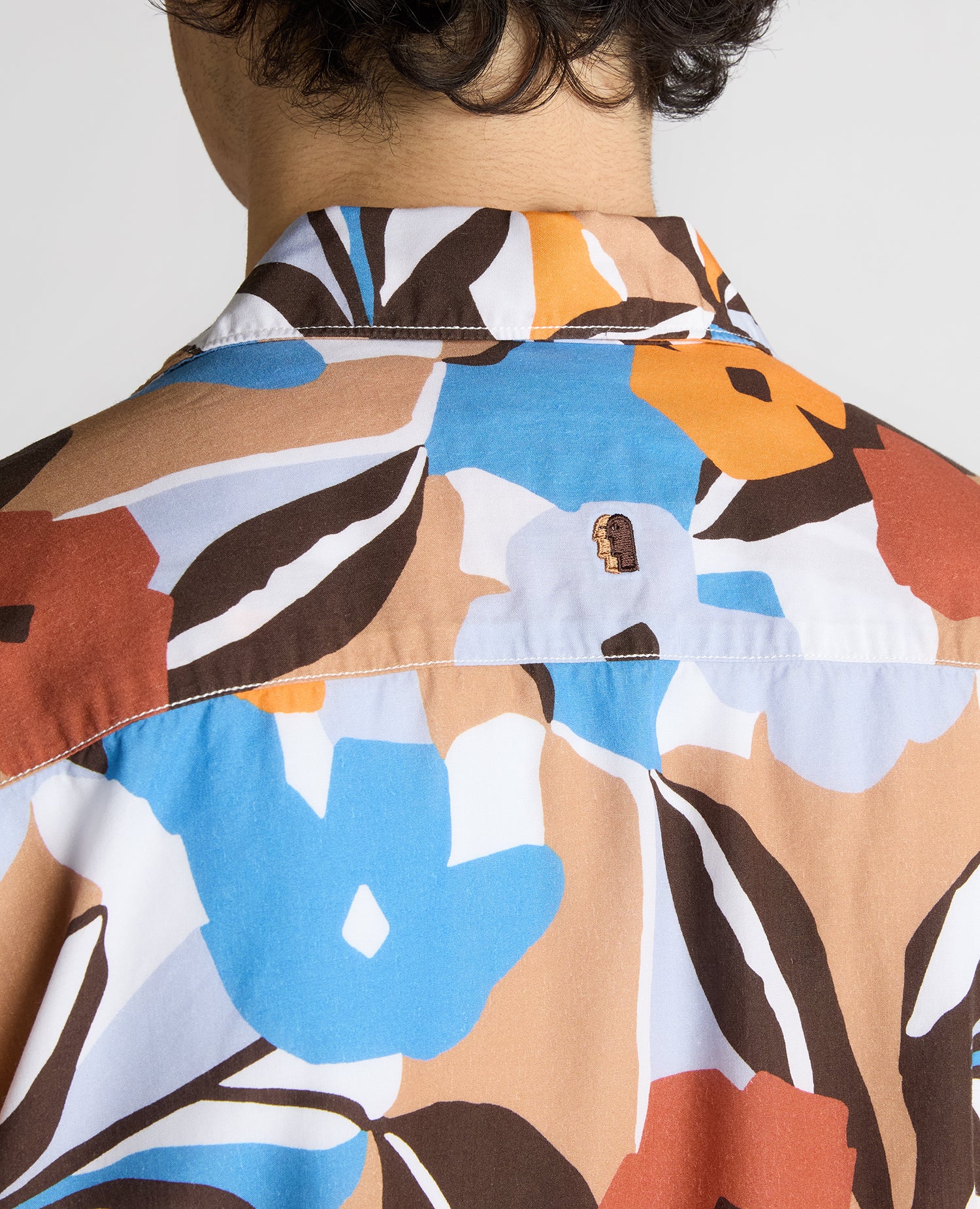 Tapered Fit Tencel Floral Print shirt - Image 5