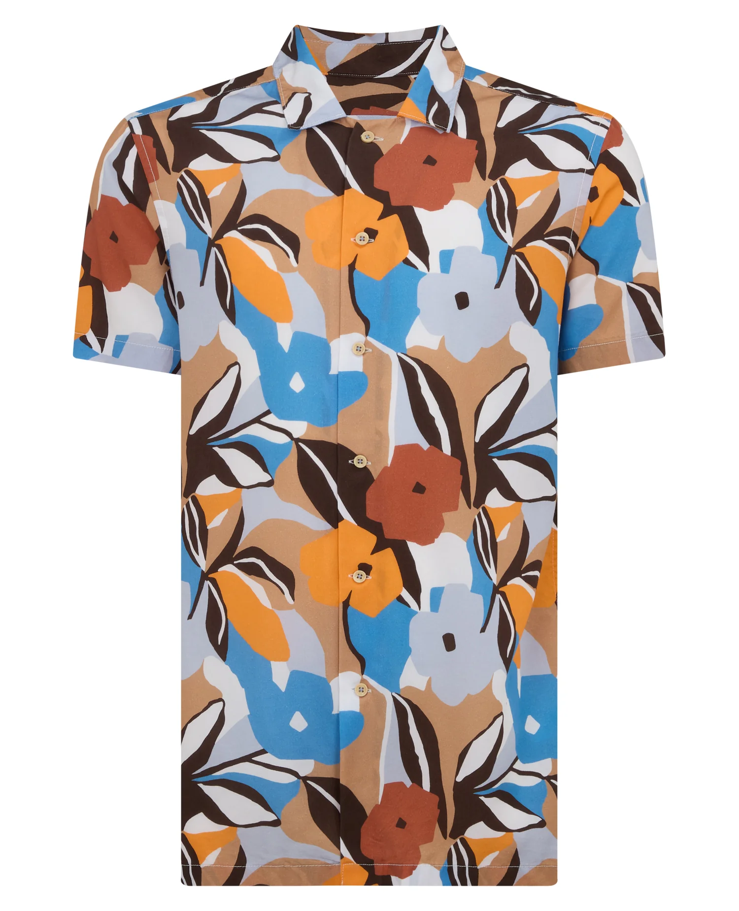 Tapered Fit Tencel Floral Print shirt - Image 6