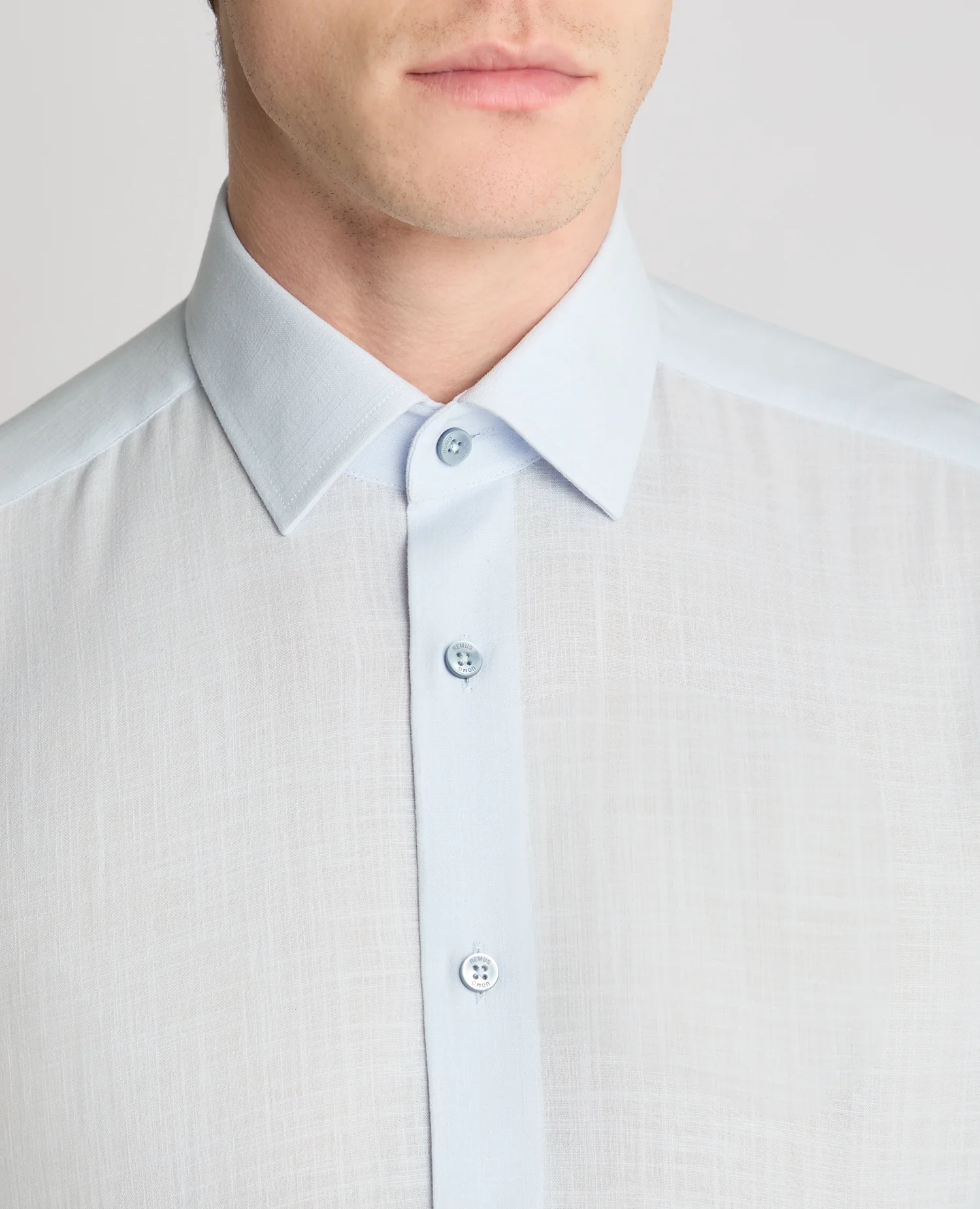 Tapered Fit Pure Cotton Shirt - Image 4