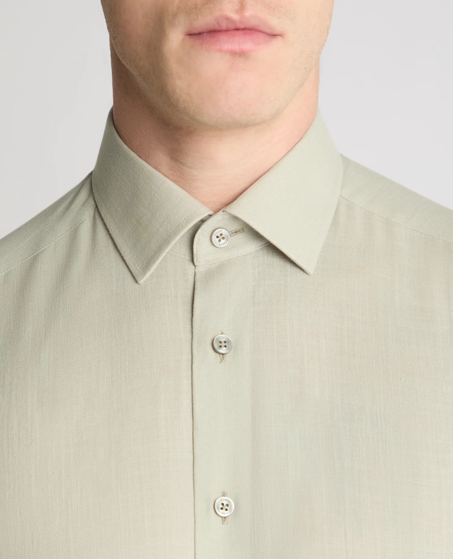 Tapered Fit Pure Cotton Shirt - Image 4