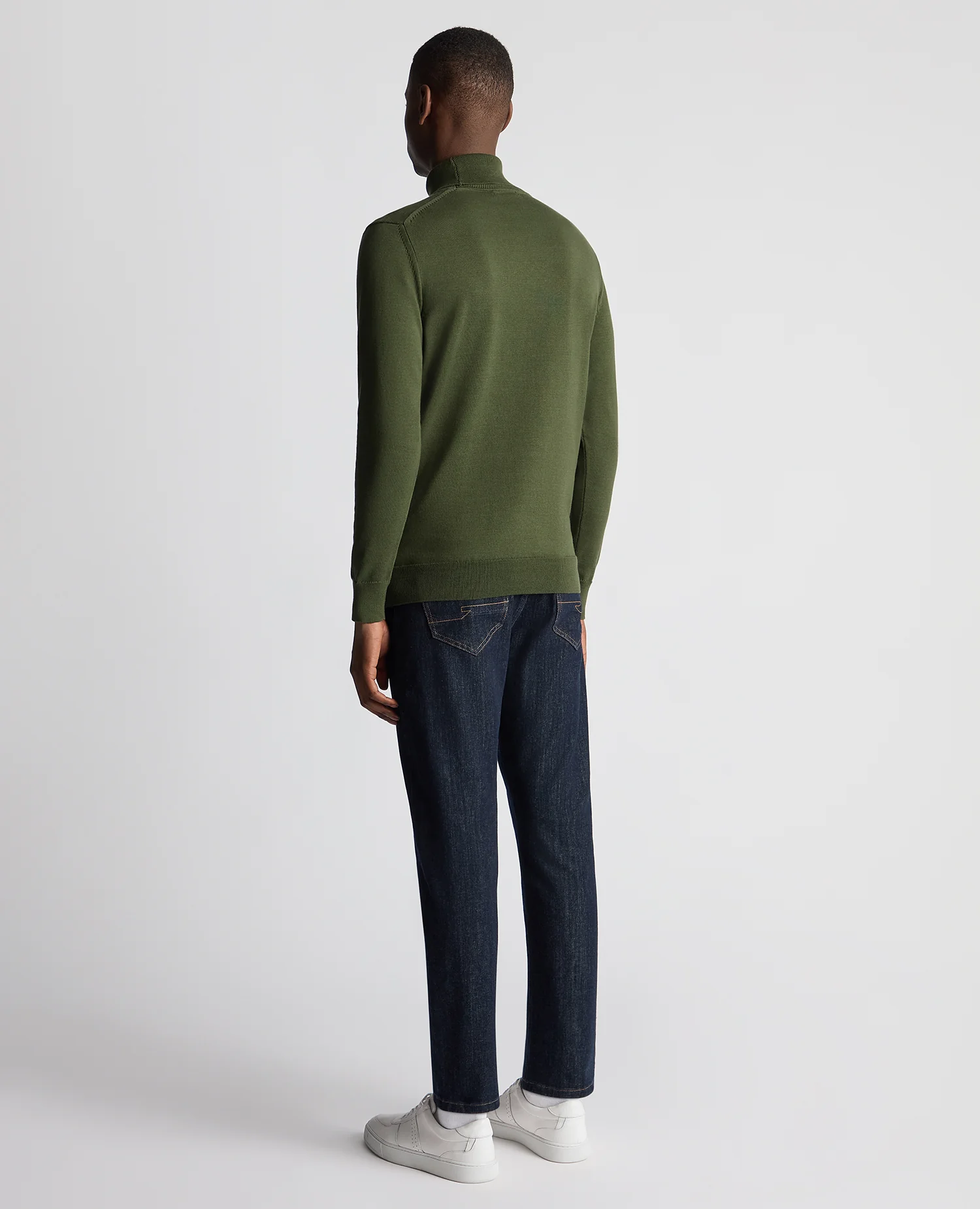 Tapered Fit Roll Neck Sweater - Image 3