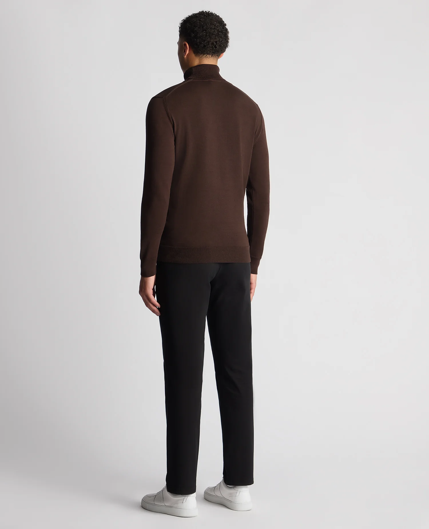 Tapered Fit Roll Neck Sweater - Image 3