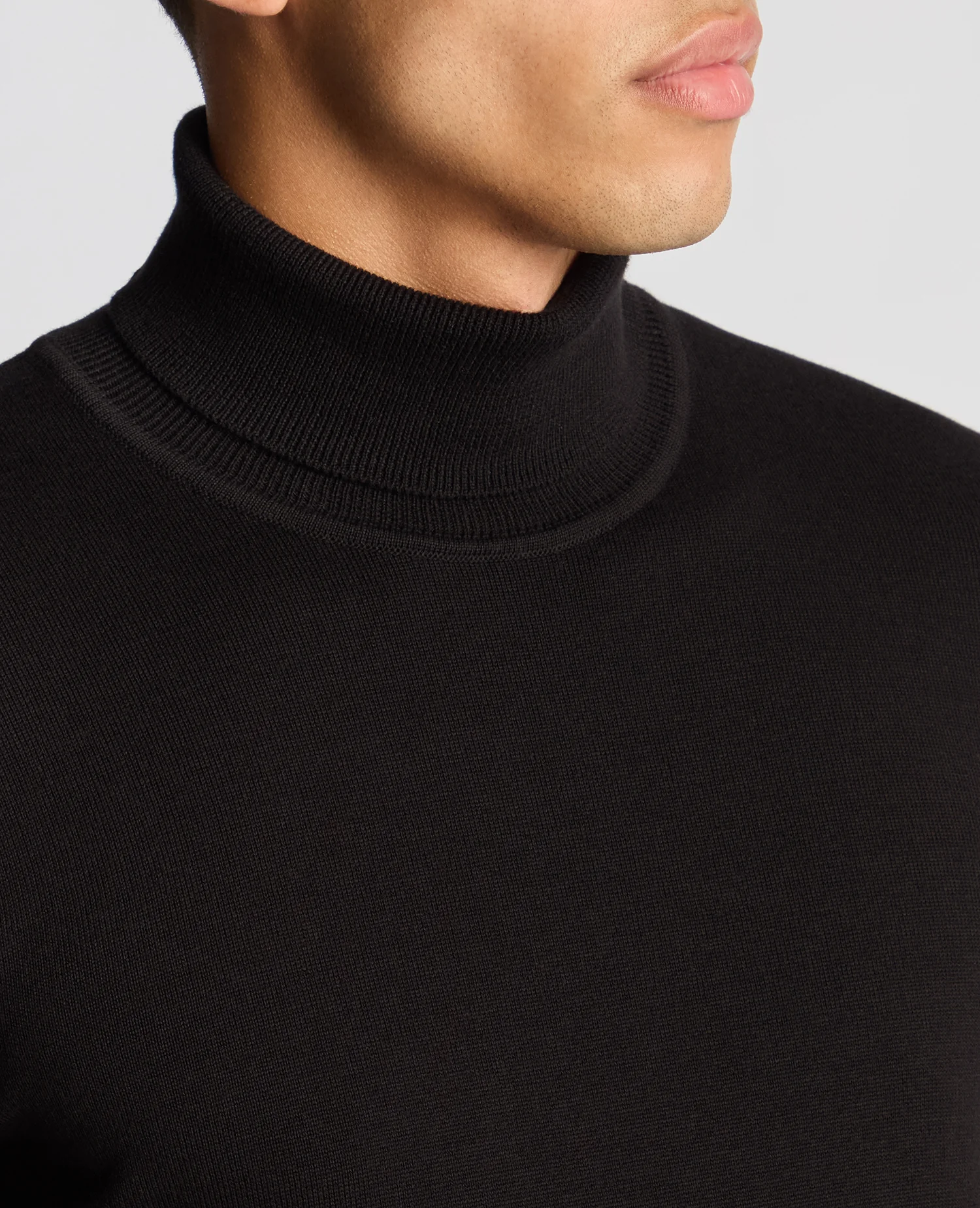 Tapered Fit Roll Neck Sweater - Image 5