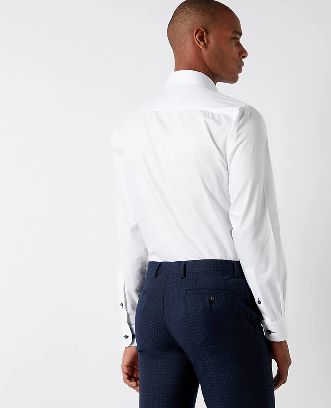 Tapered Fit Cotton-Blend Shirt - Image 3
