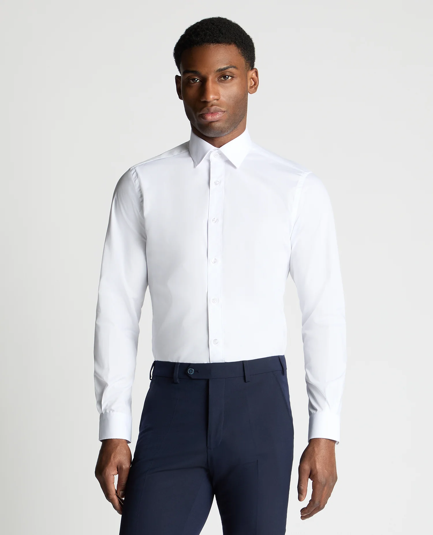 Tapered Fit French Front Shirt