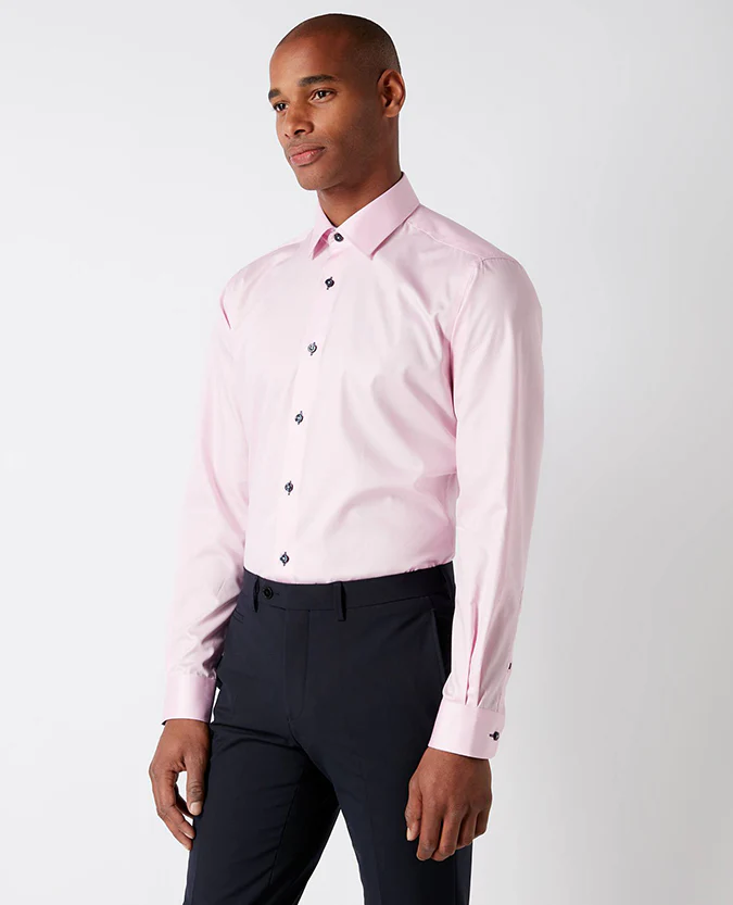 Tapered Fit Cotton-Blend Shirt