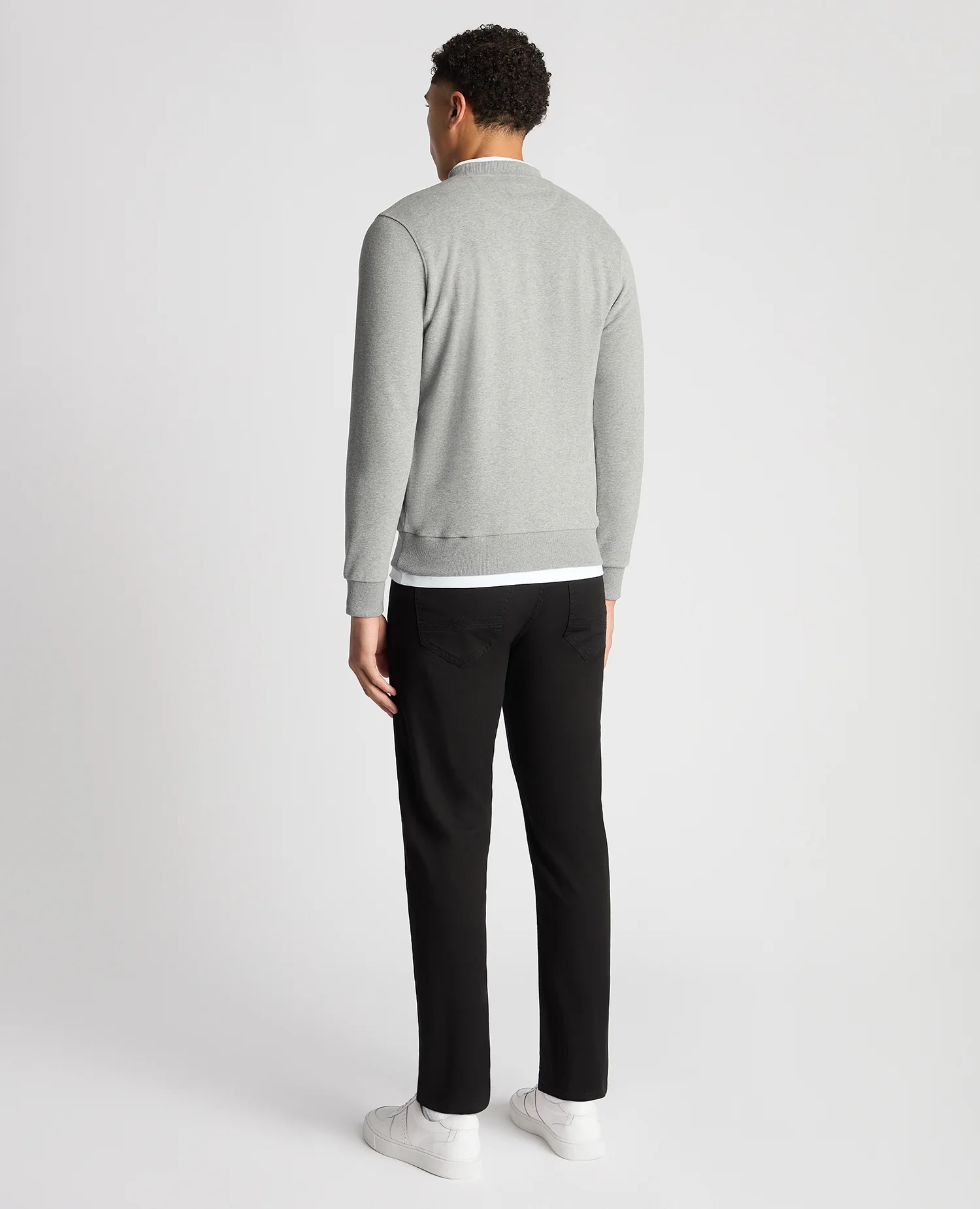 Crew Neck Terry Sweatshirt - Image 3