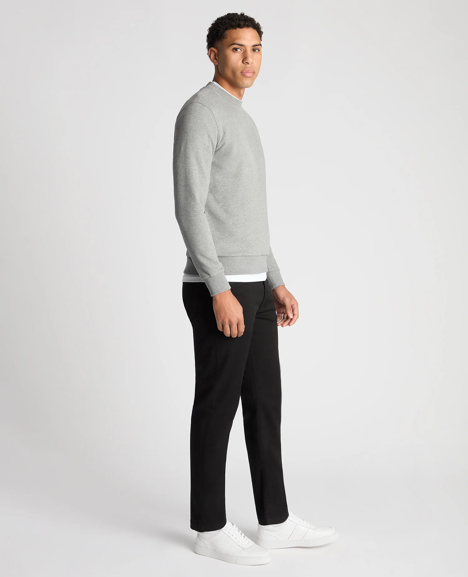 Crew Neck Terry Sweatshirt - Image 4