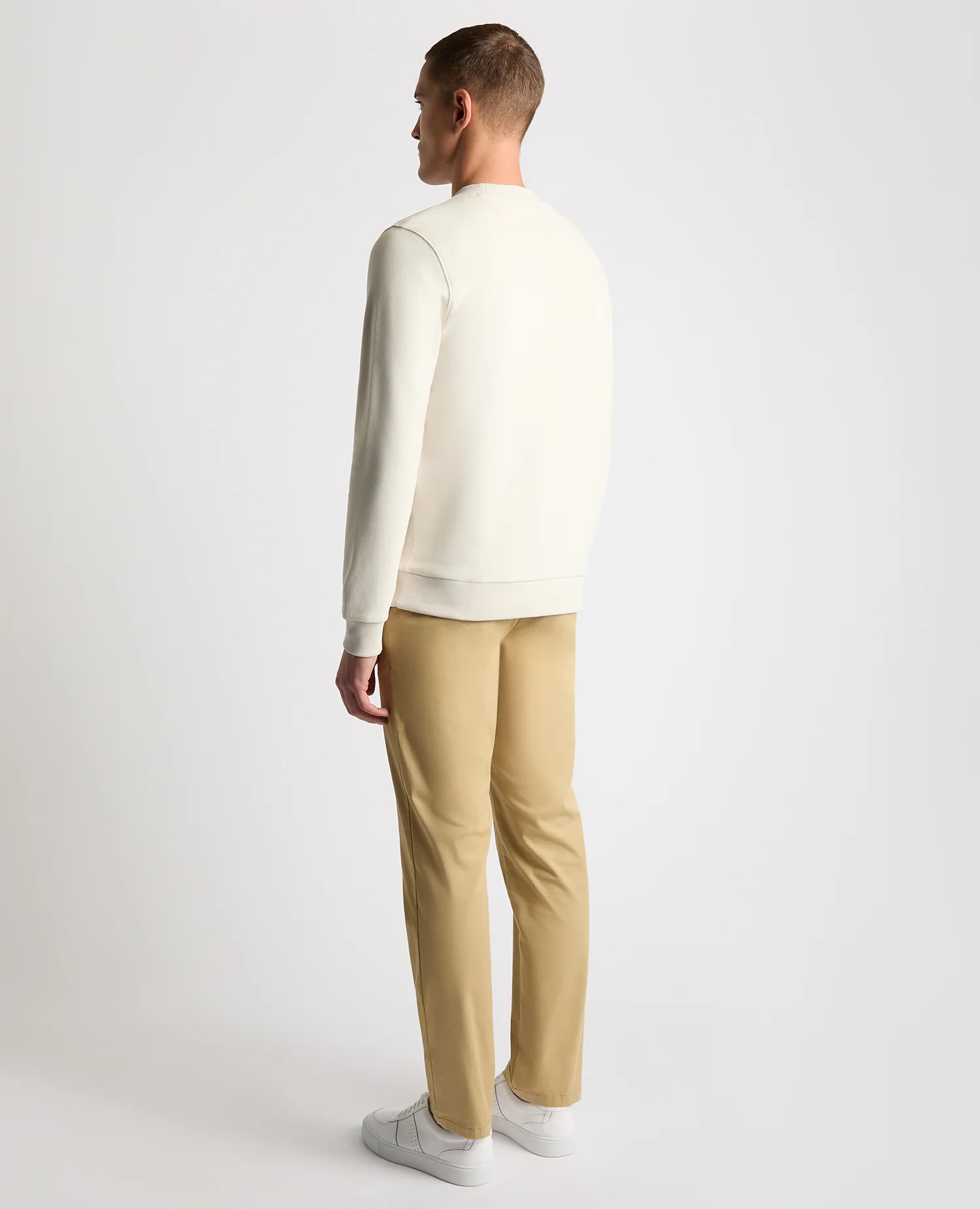Crew Neck Terry Sweatshirt - Image 3