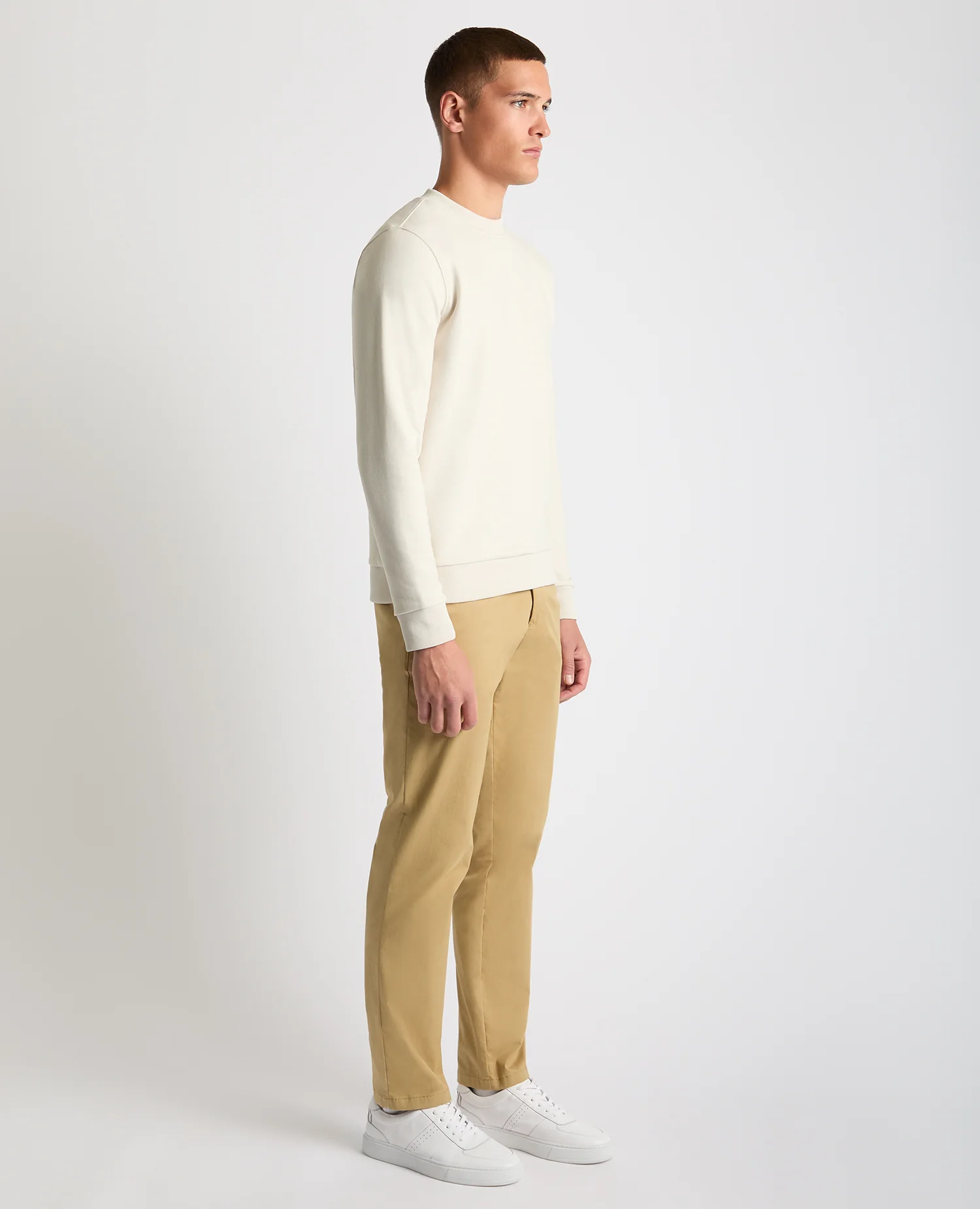 Crew Neck Terry Sweatshirt - Image 4