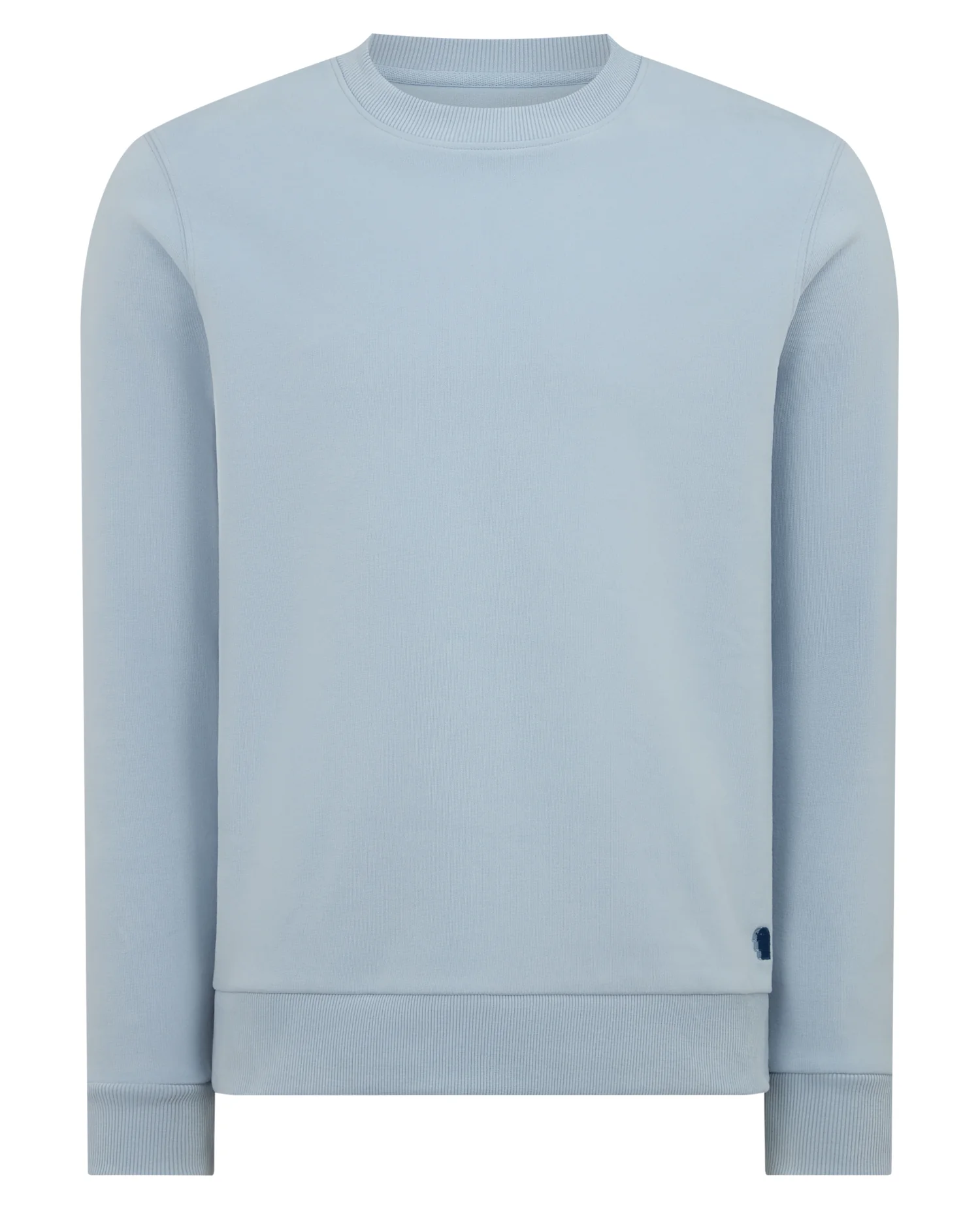 Crew Neck Terry Embroidered Sweatshirt - Image 6